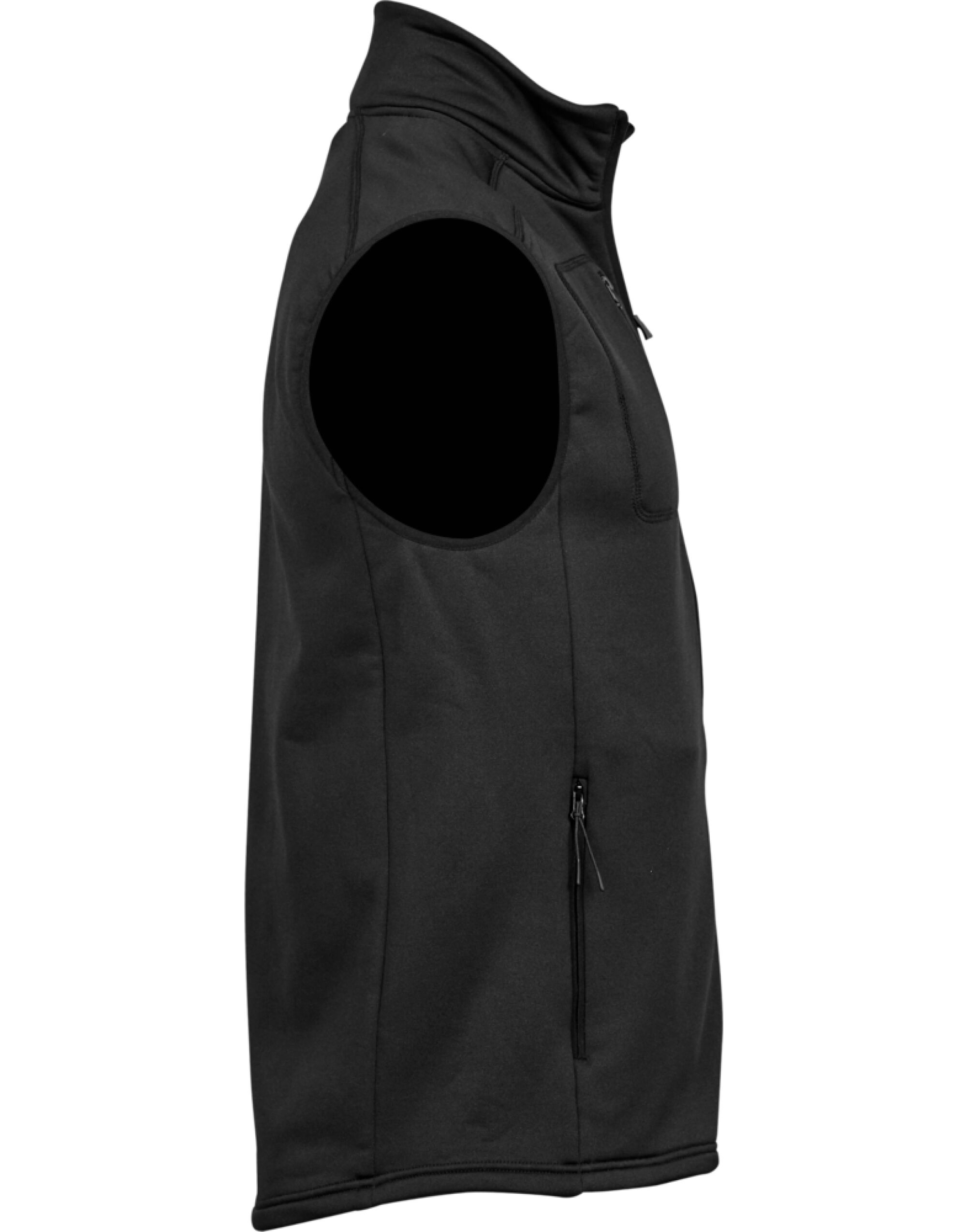 TJ9104 Men’s Stretch Fleece Bodywarmer Black
