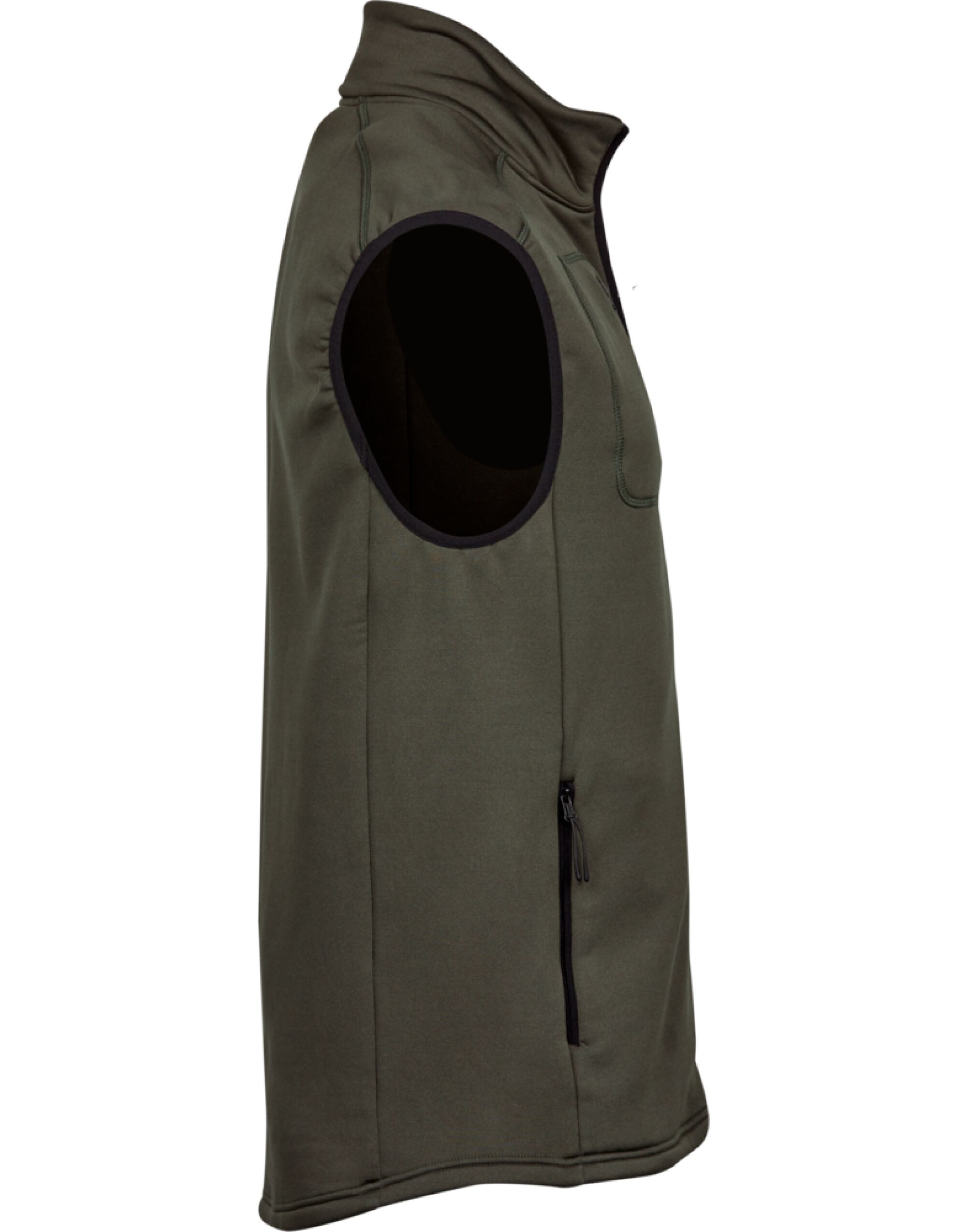 TJ9104 Men’s Stretch Fleece Bodywarmer Deep Green