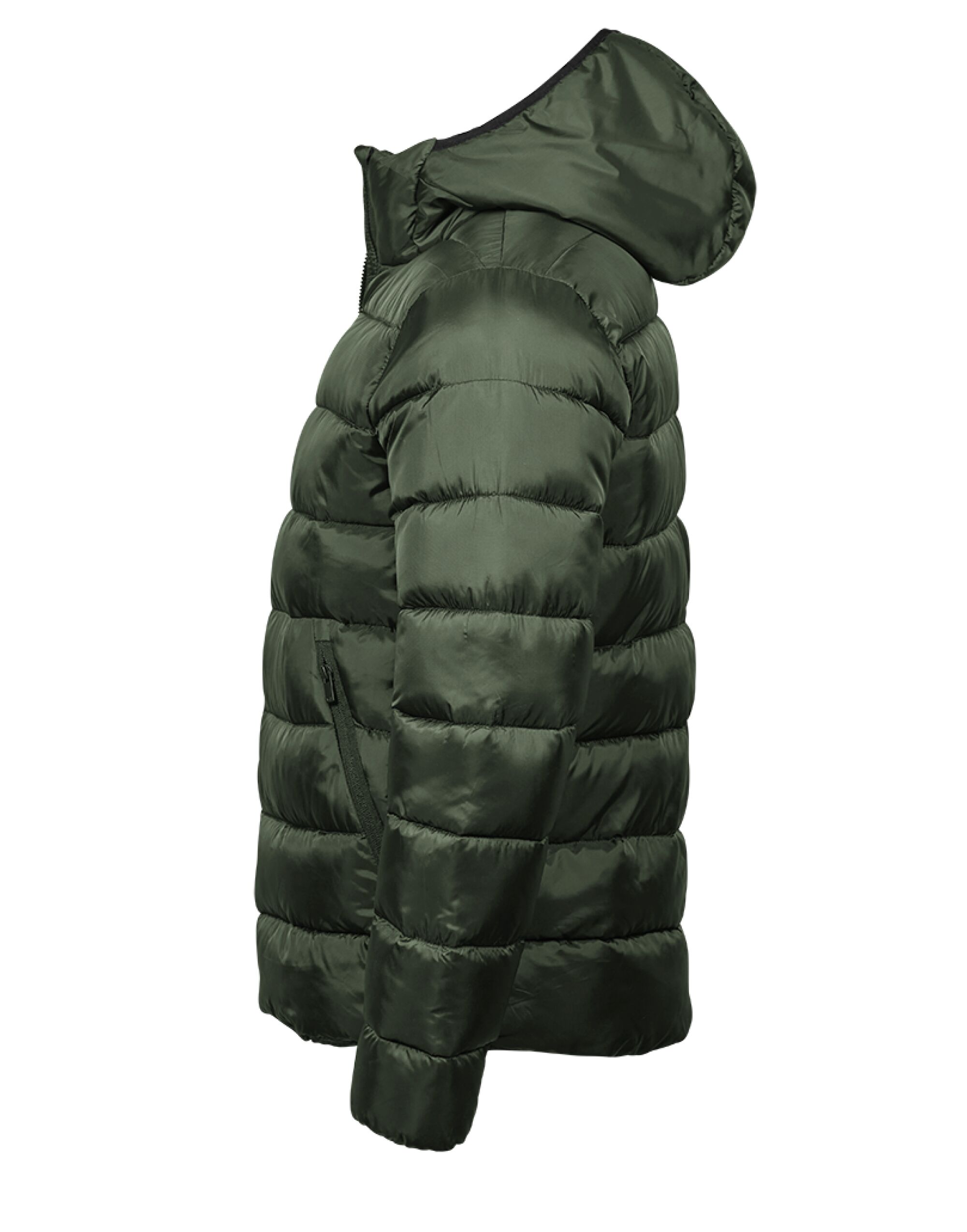 TJ9646 Deep Green Unisex Lite Hooded Jacket