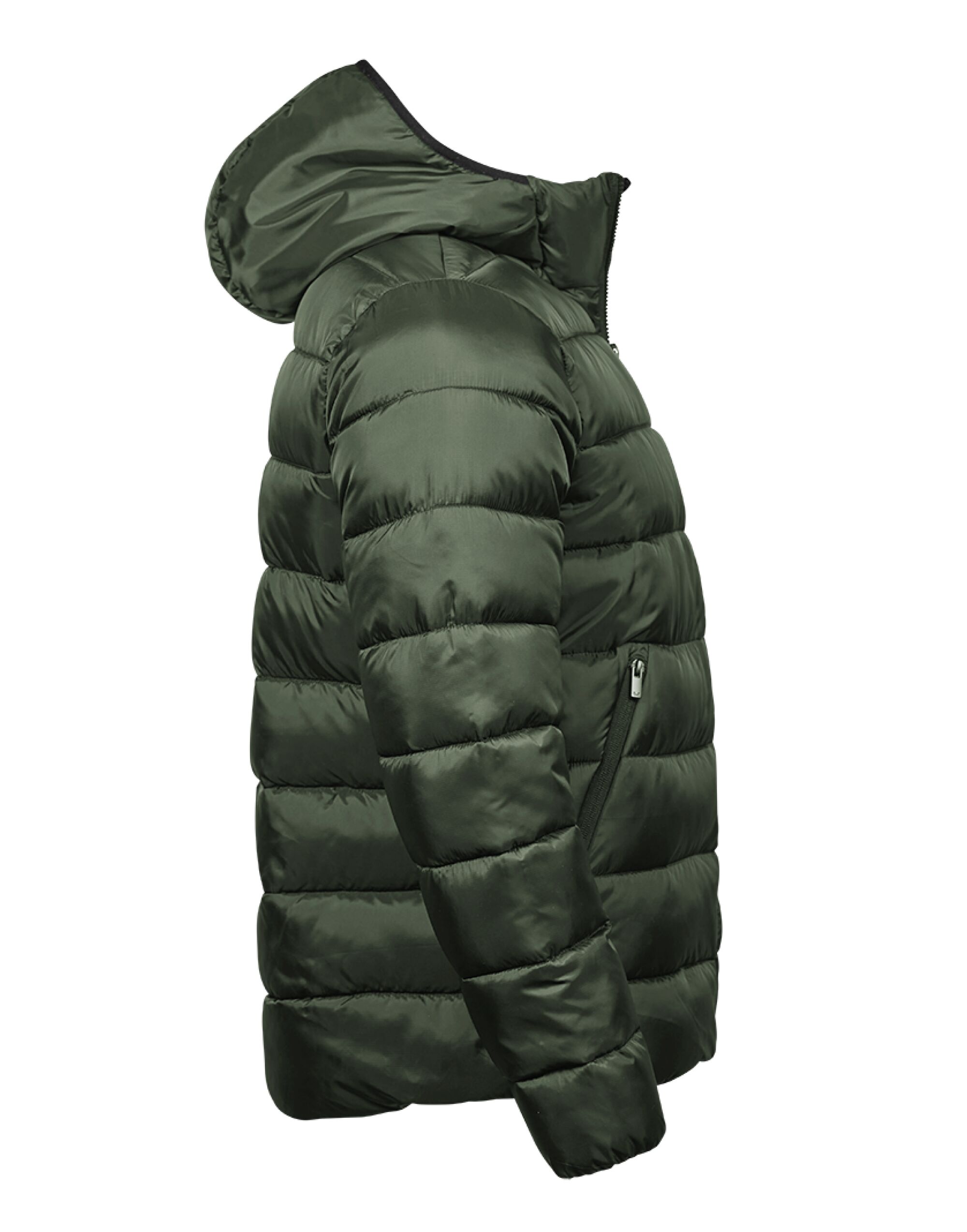 TJ9646 Deep Green Unisex Lite Hooded Jacket