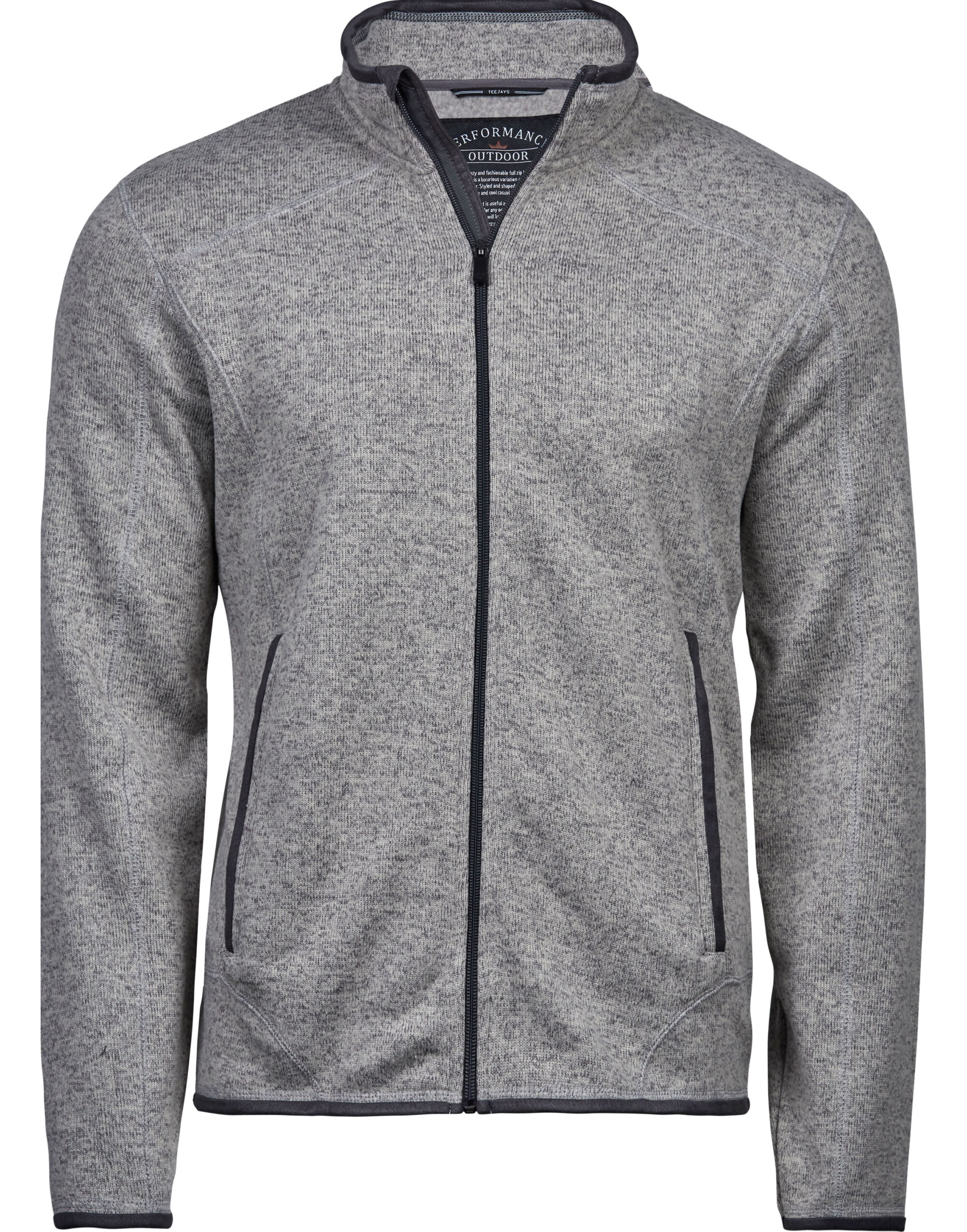 TJ9615 Men’s Outdoor Fleece Grey Melange TJ9615 Men’s Outdoor Fleece Grey Melange