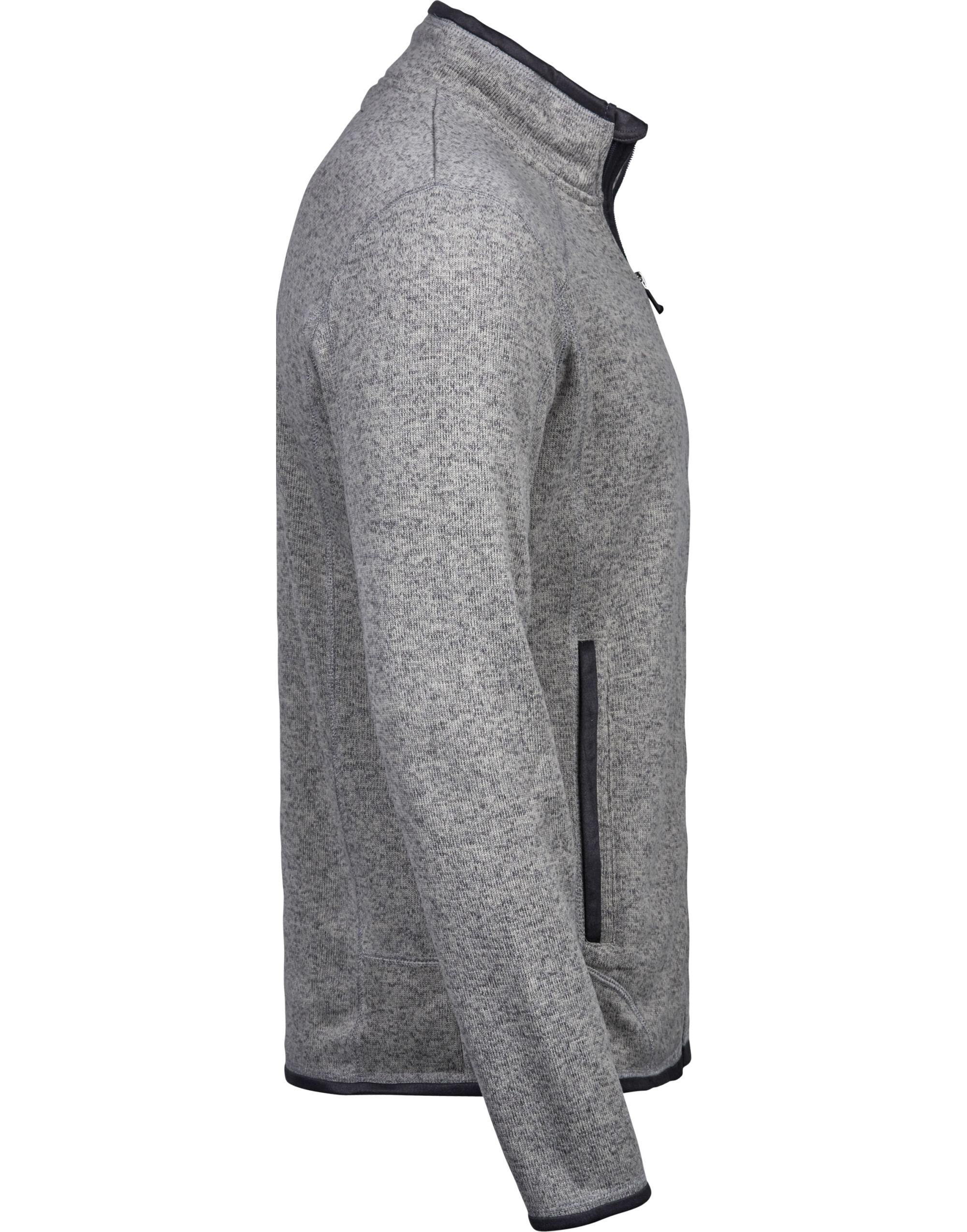 TJ9615 Men’s Outdoor Fleece Grey Melange