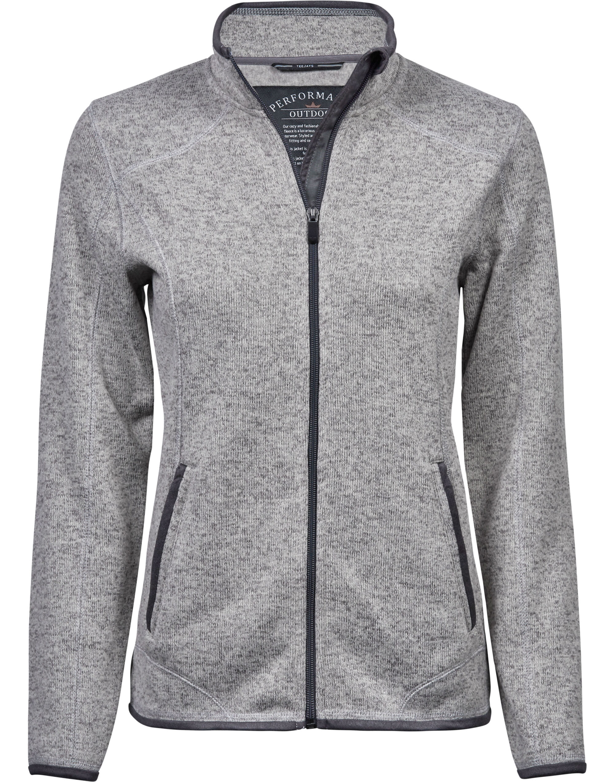 TJ9616 Ladies’ Outdoor Fleece Grey Melange TJ9616 Ladies’ Outdoor Fleece Grey Melange
