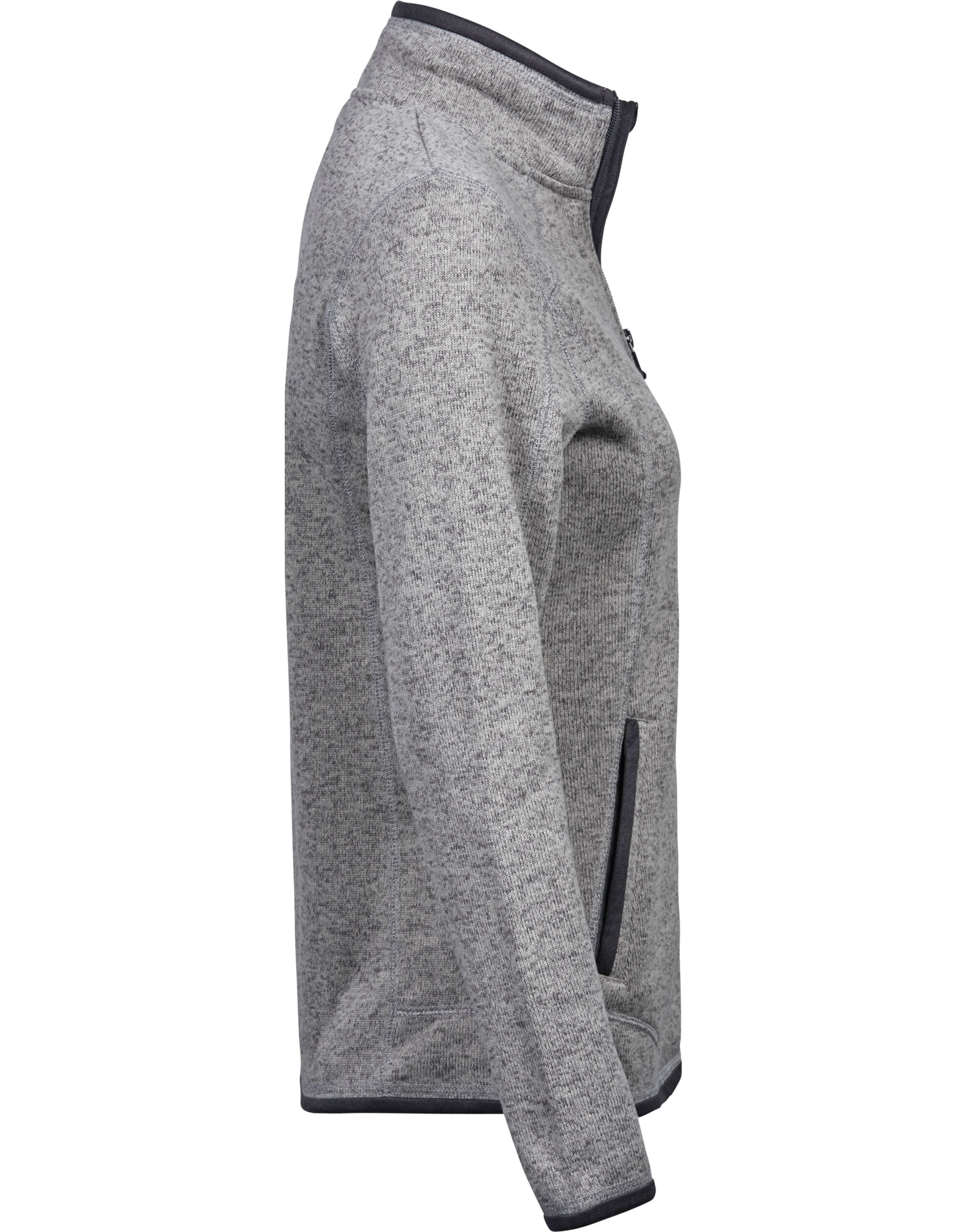 TJ9616 Ladies’ Outdoor Fleece Grey Melange