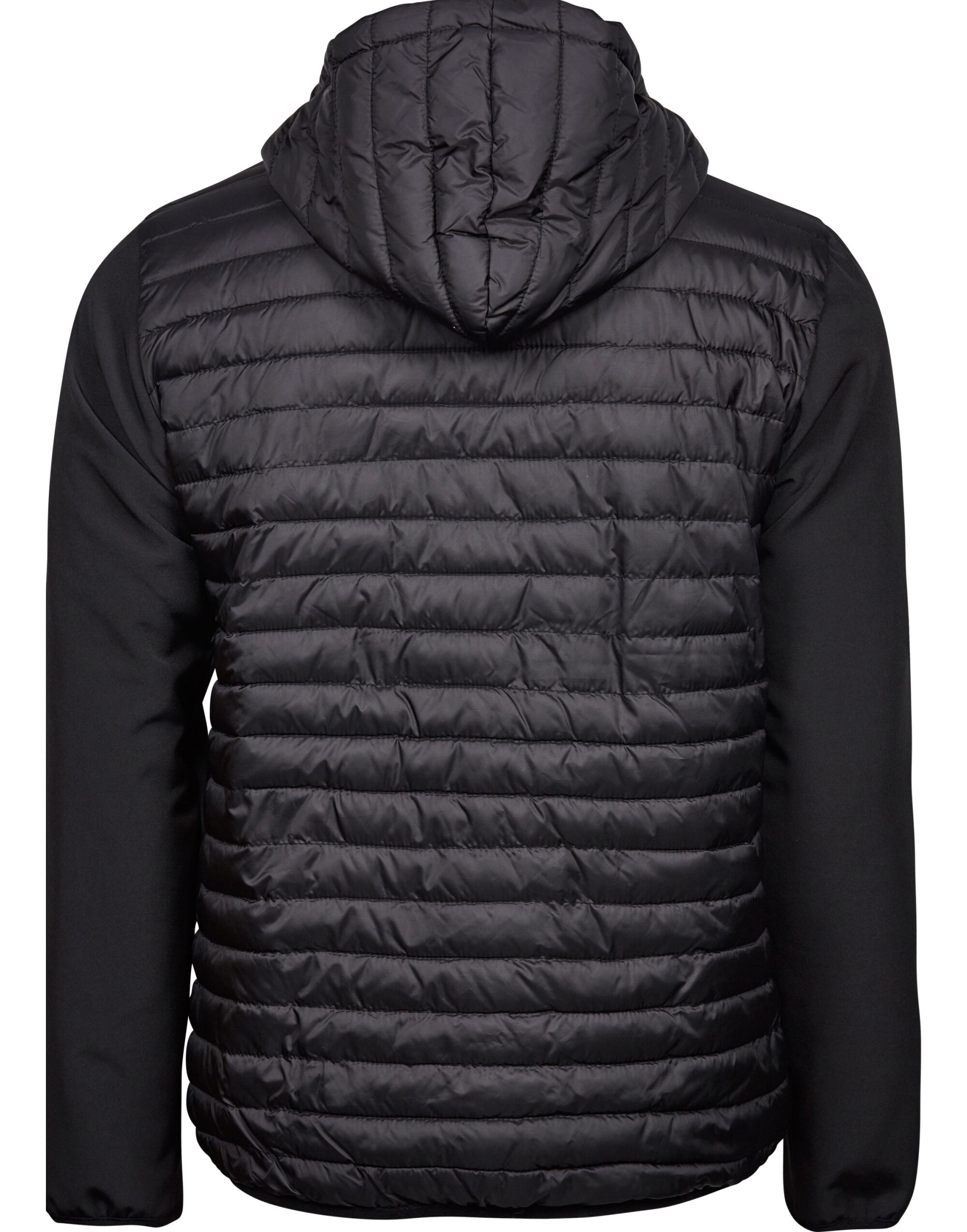 TJ9628 Men’s Hooded Crossover Jacket Black