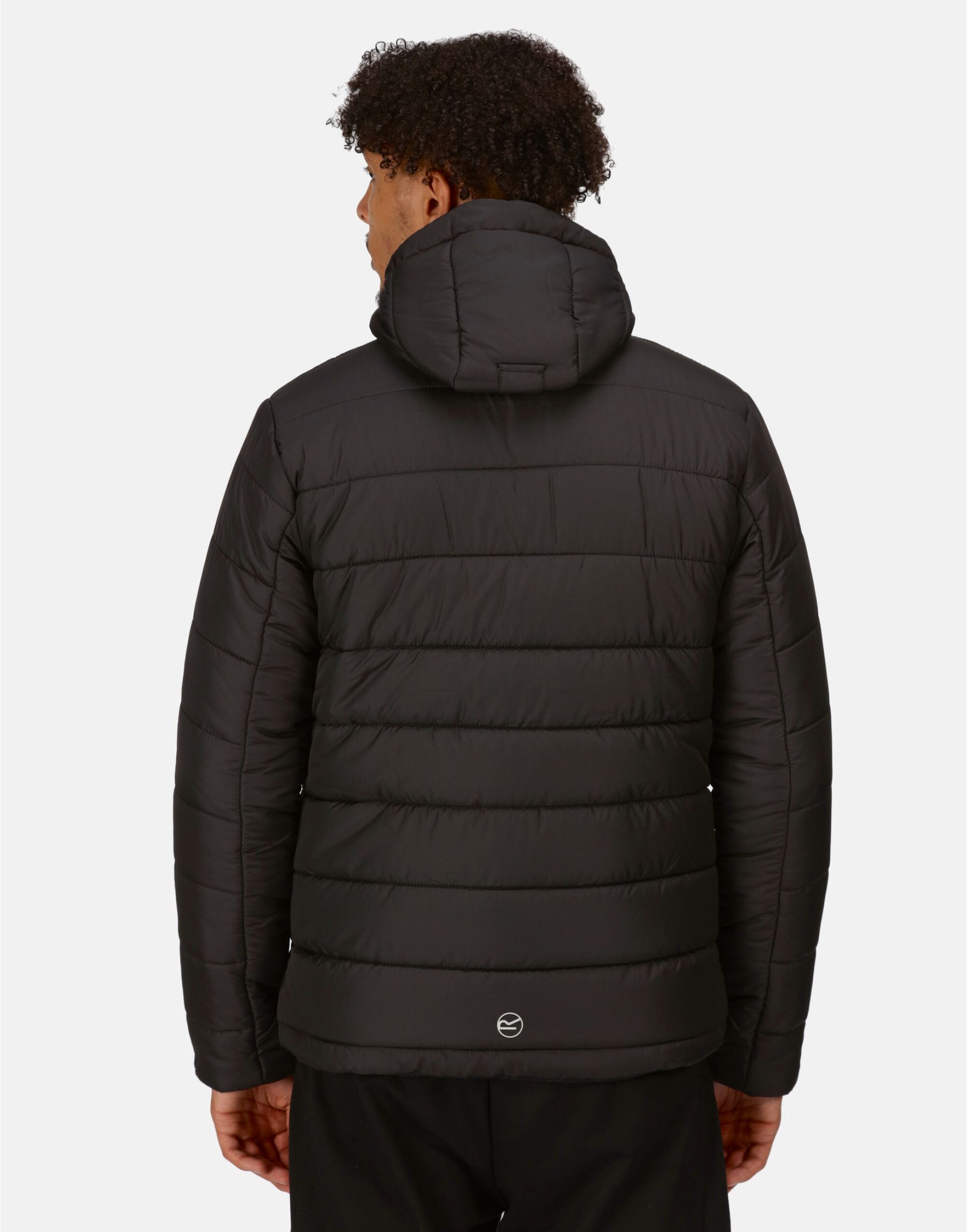 TRA241 Men’s Navigate Thermal Jacket Black/Seal Grey