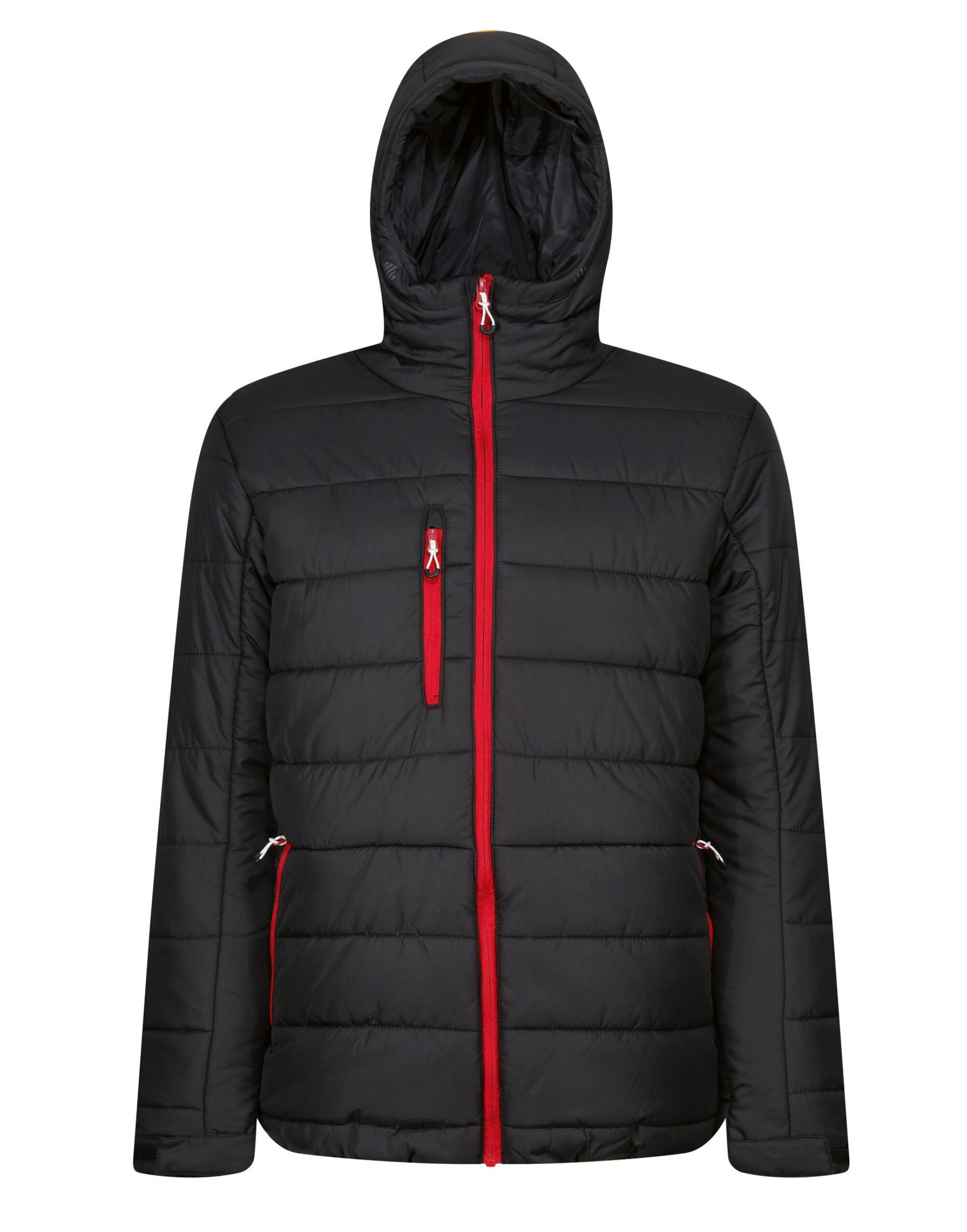 TRA241 Men’s Navigate Thermal Jacket Black/Classic Red