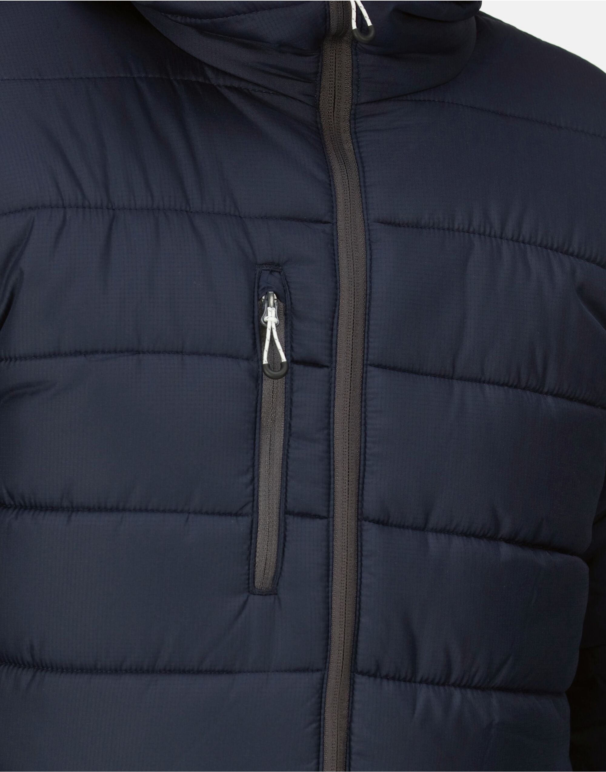 TRA241 Men’s Navigate Thermal Jacket Navy/Seal Grey