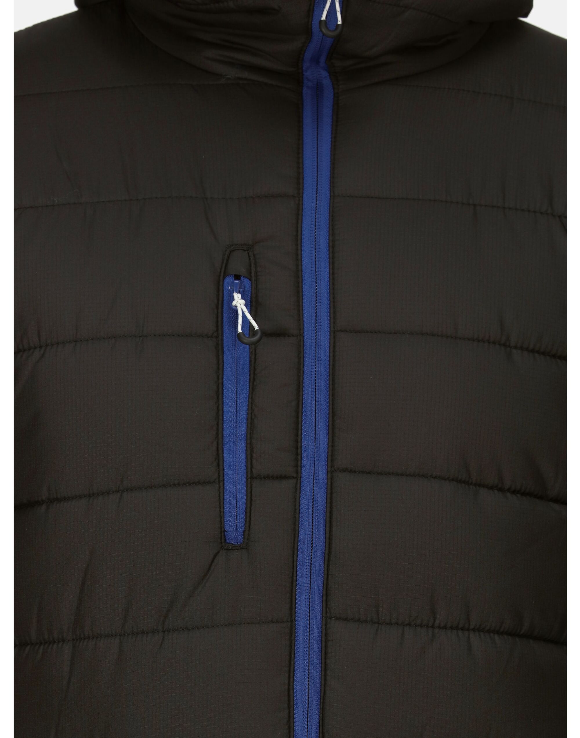 TRA241 Men’s Navigate Thermal Jacket Black/ New Royal