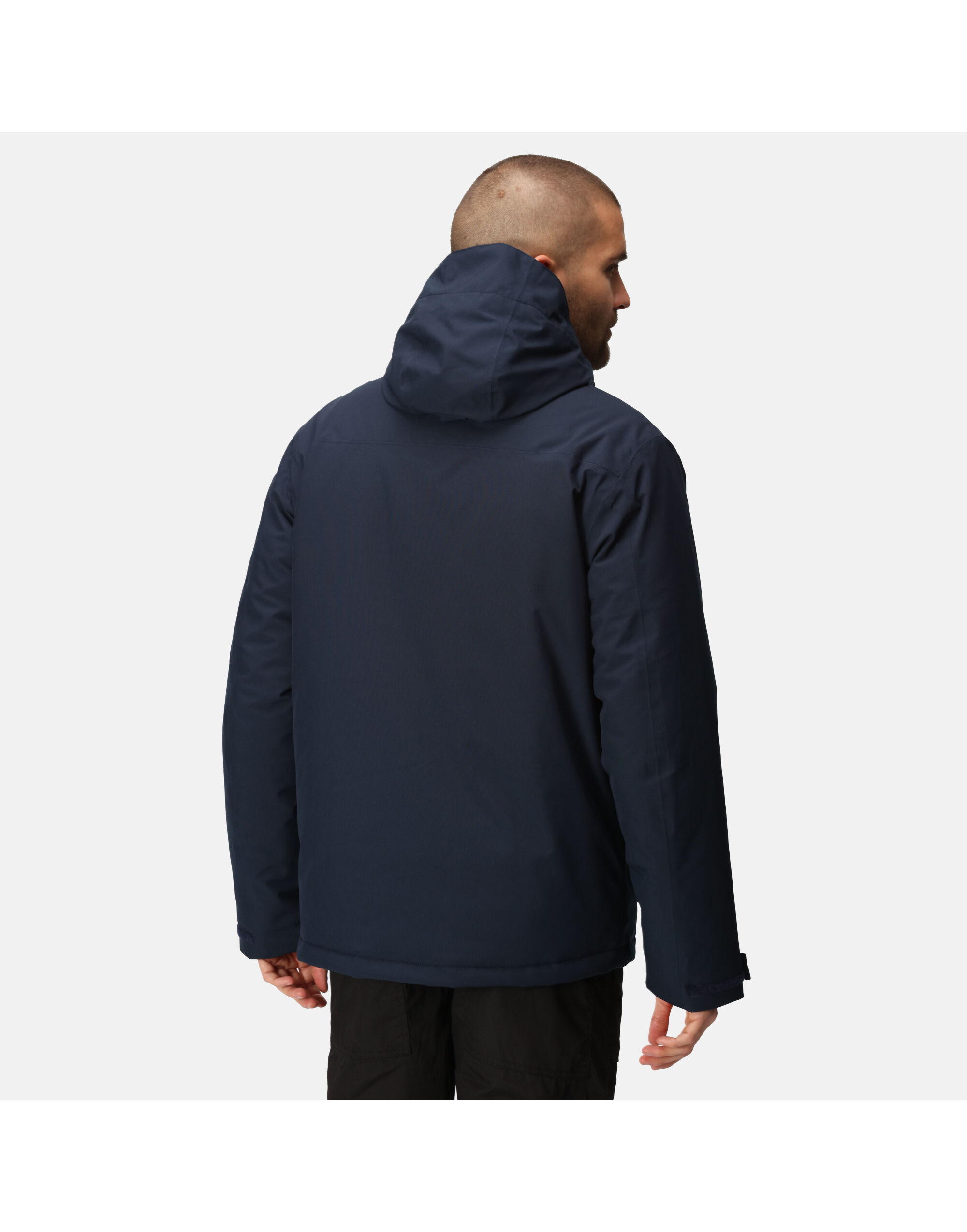 TRA253 Navy/ French Blue Mens Navigate Insulated Waterproof Jacket