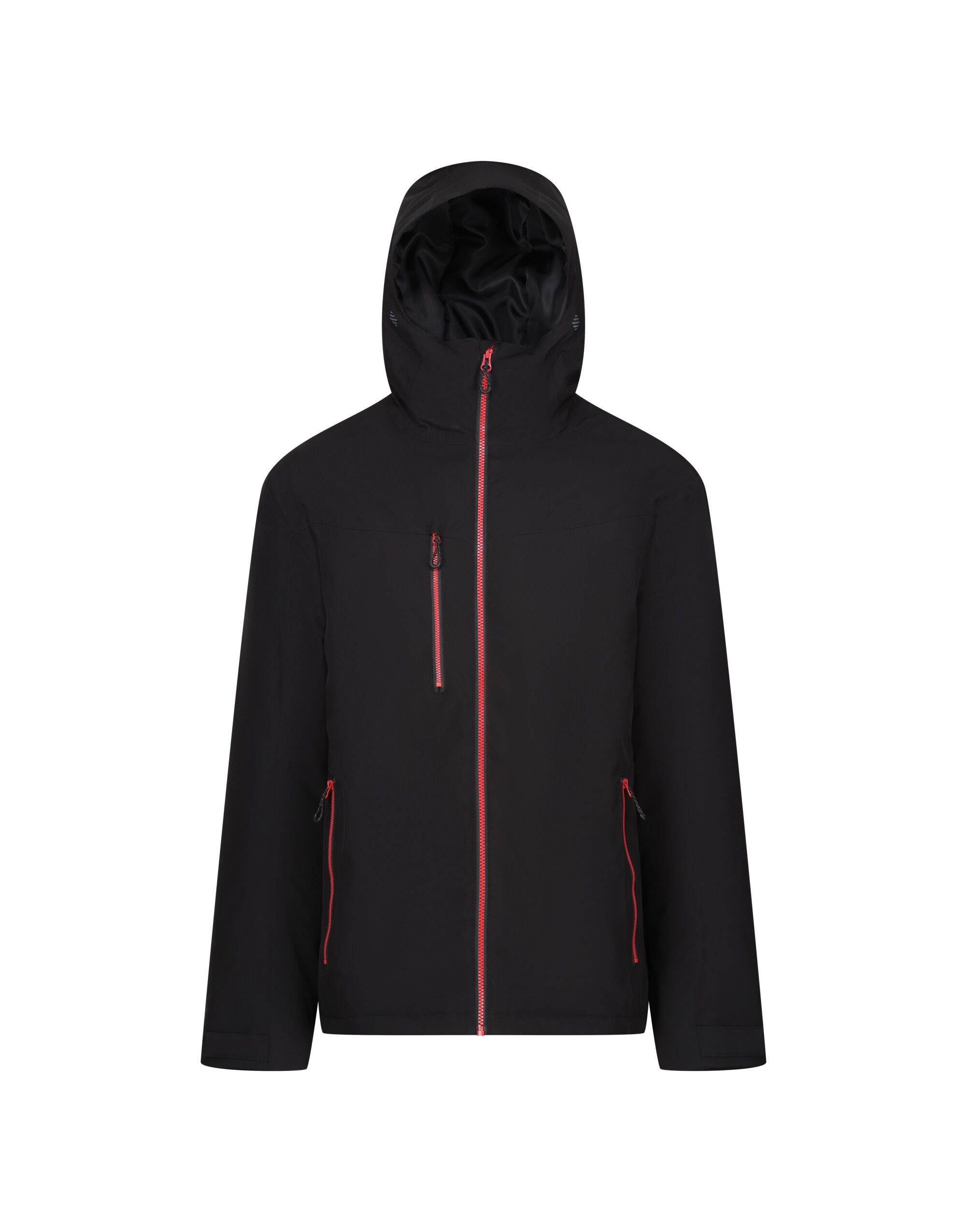TRA253 Black/Classic Red Mens Navigate Insulated Waterproof Jacket