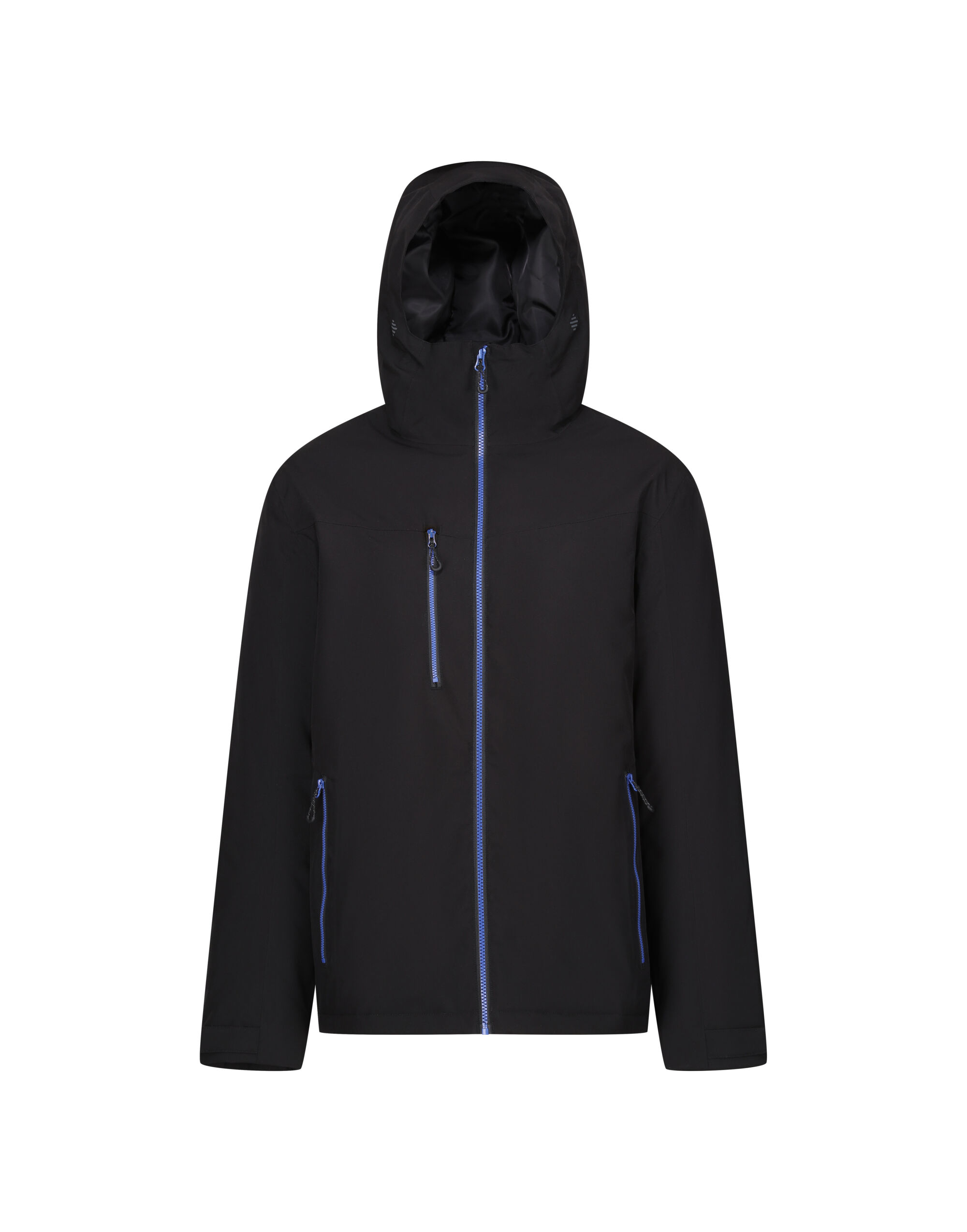 TRA253 Mens Navigate Insulated Waterproof Jacket Black/New Royal