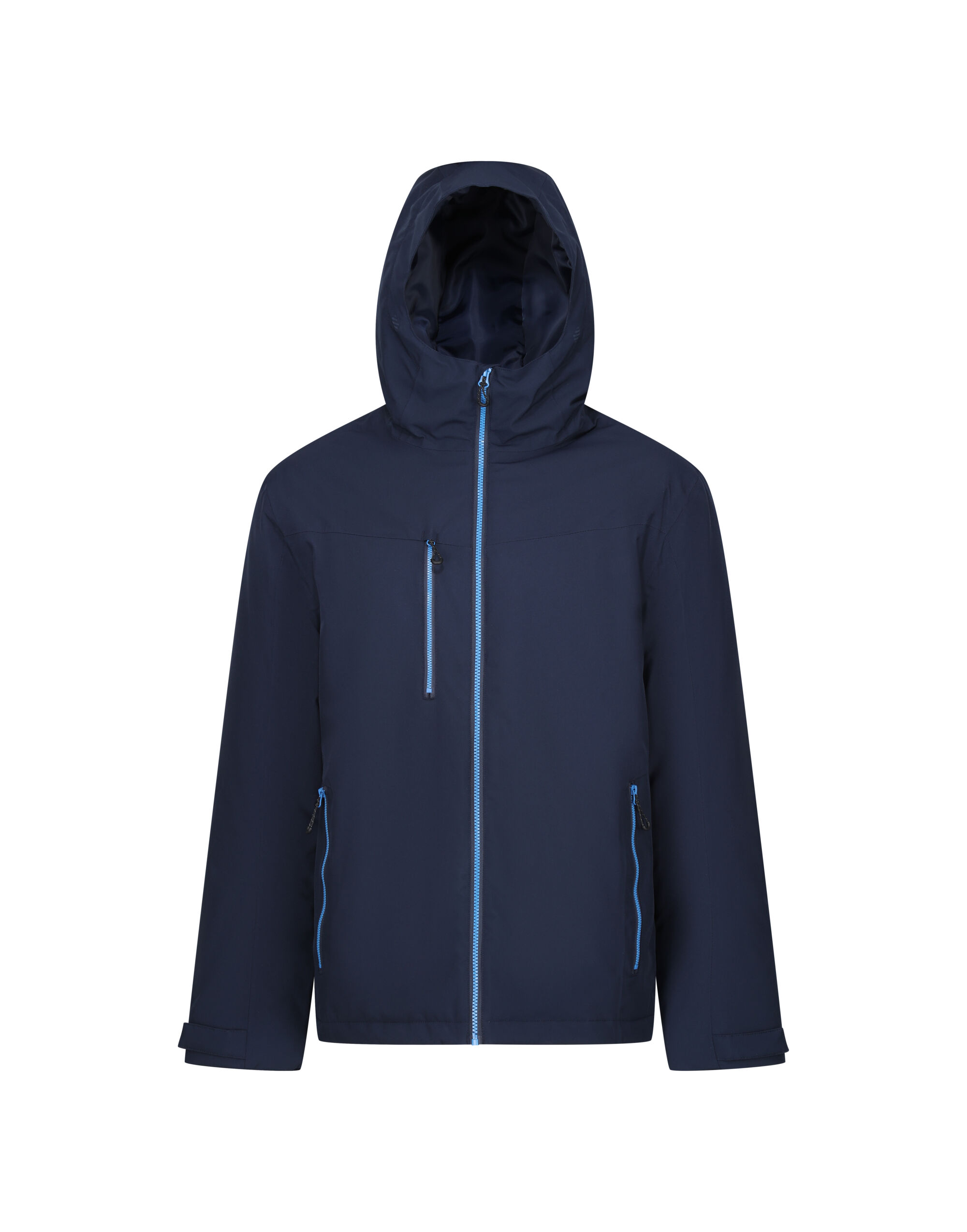 TRA253 Navy/ French Blue Mens Navigate Insulated Waterproof Jacket