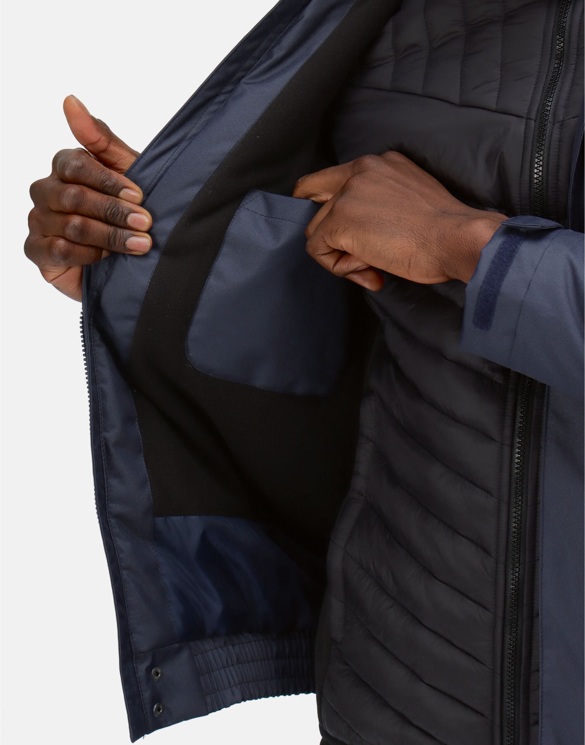 TRA221 Men’s Blockade Waterproof Jacket Navy