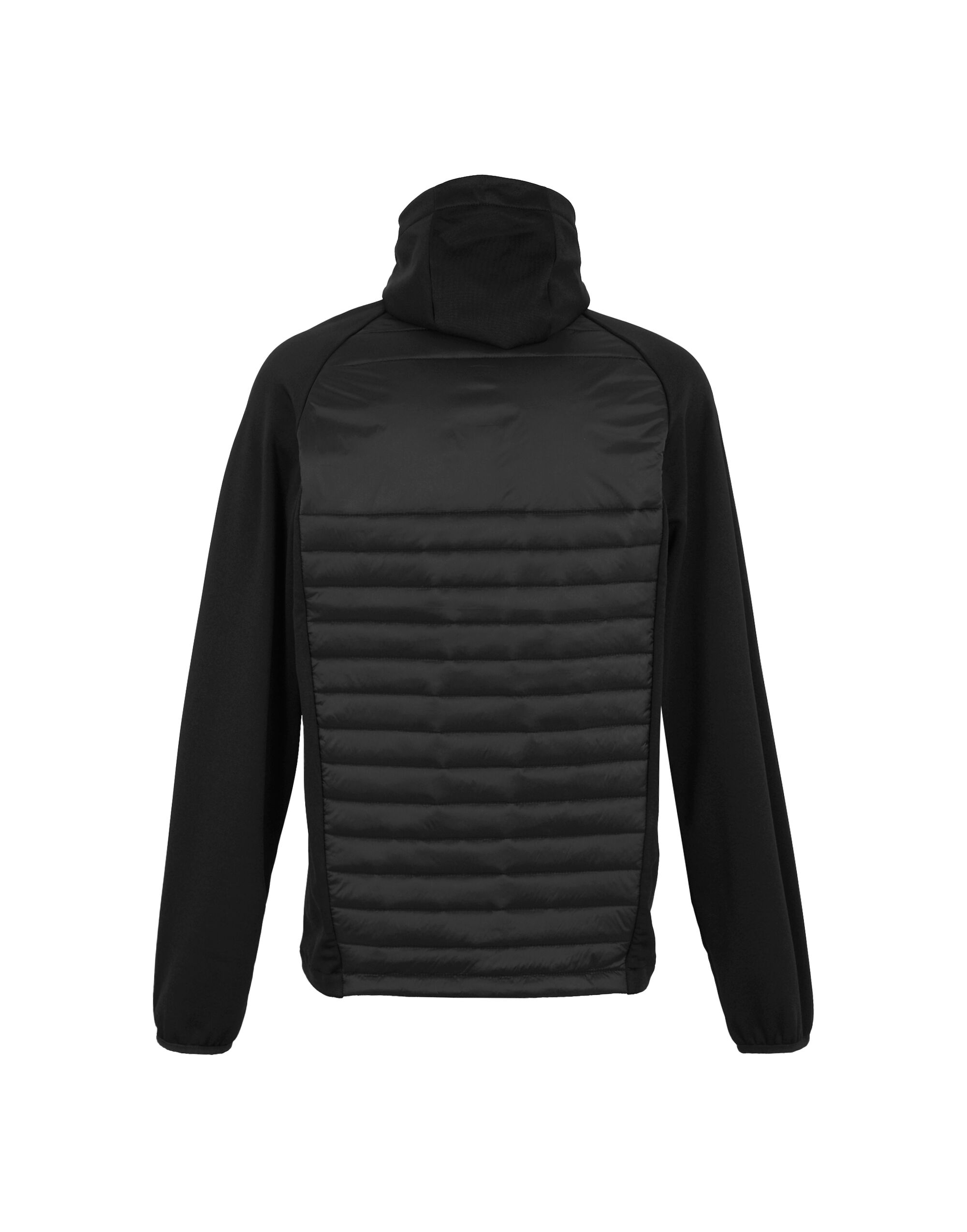 TRA549 Men’s Navigate Thermal Hybrid Jacket Black/Seal Grey