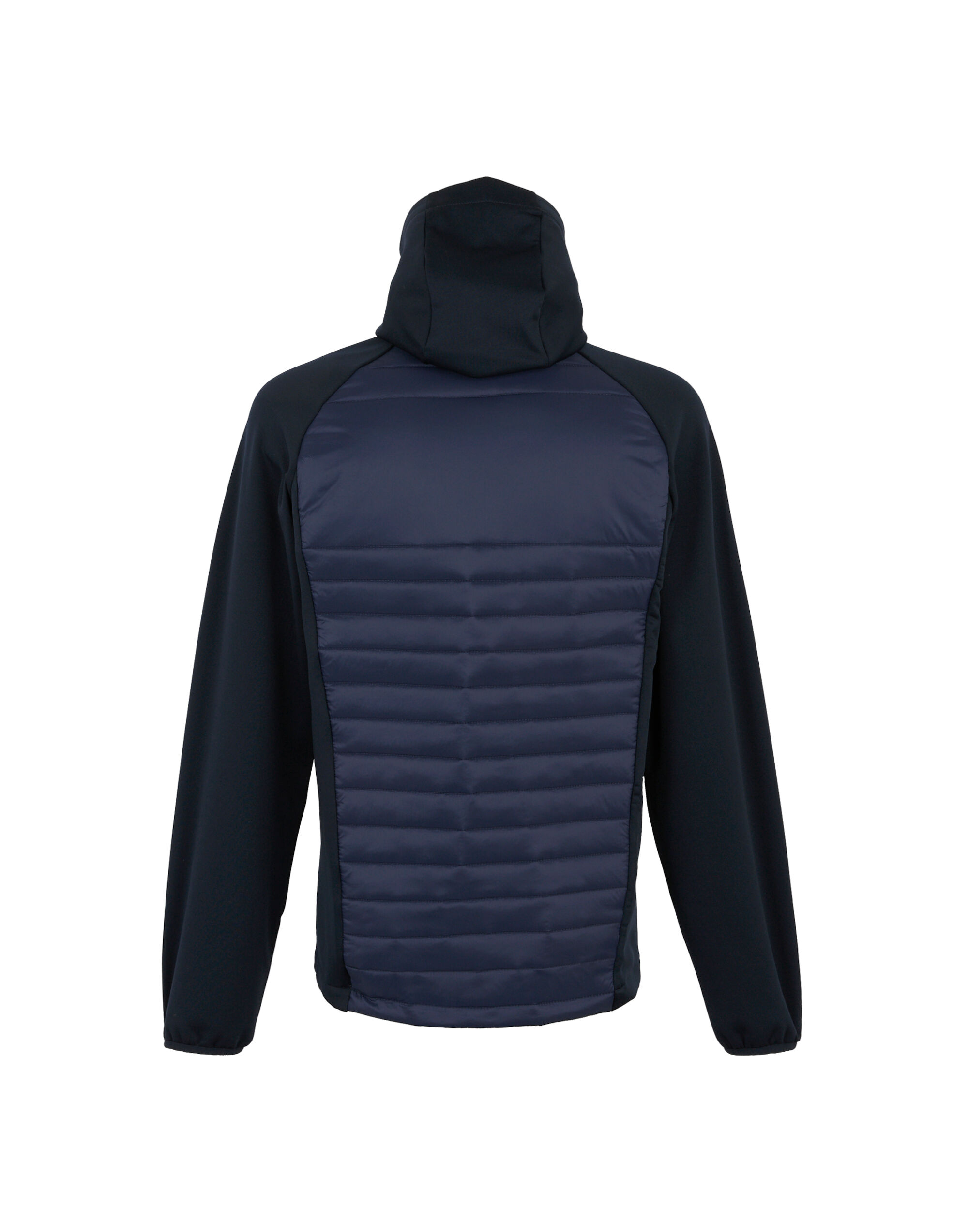 TRA549 Navy/Seal Grey Men’s Navigate Thermal Hybrid Jacket