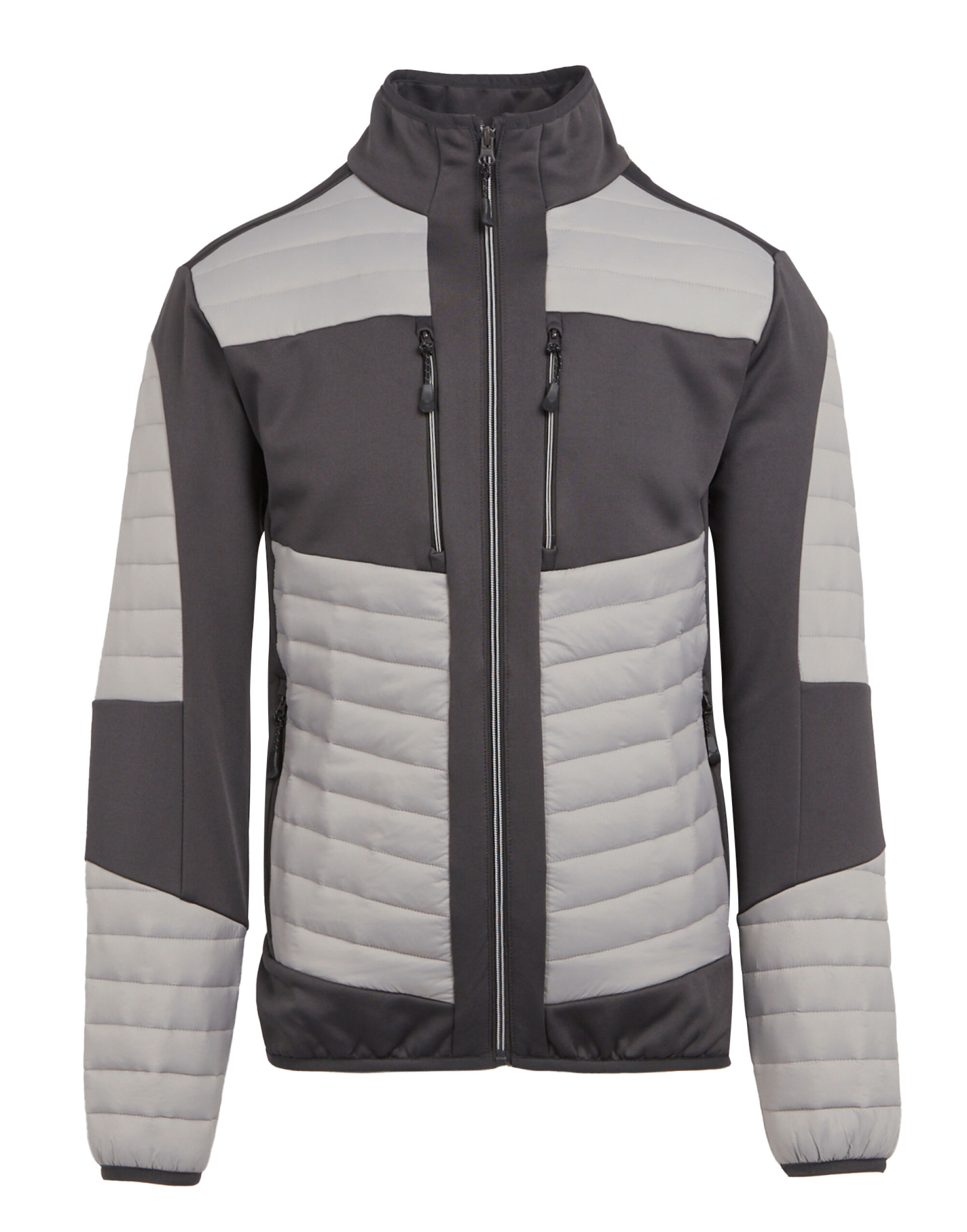 TRA563 E-Volve Thermal Hybrid Jacket Mineral Grey/Ash