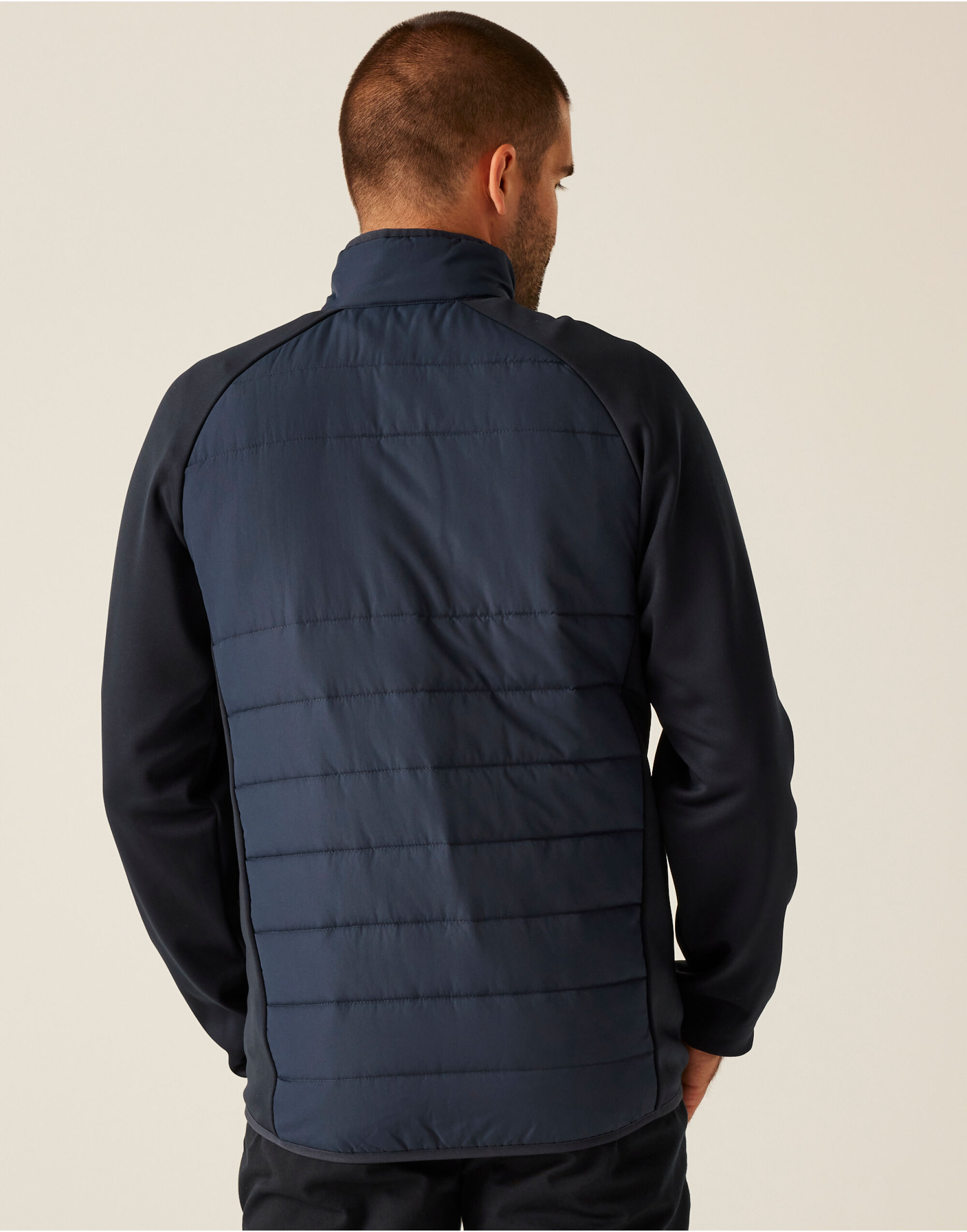 TRA590 Navy Essential Hybrid Jacket