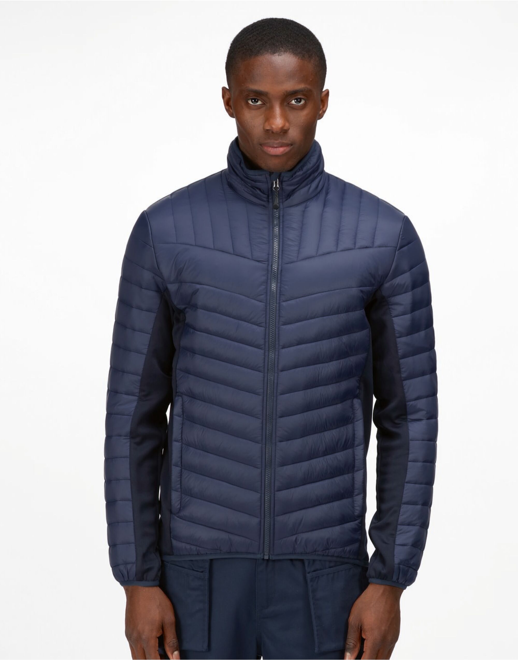 TRA529 Navy Men’s Tourer Hybrid Jacket