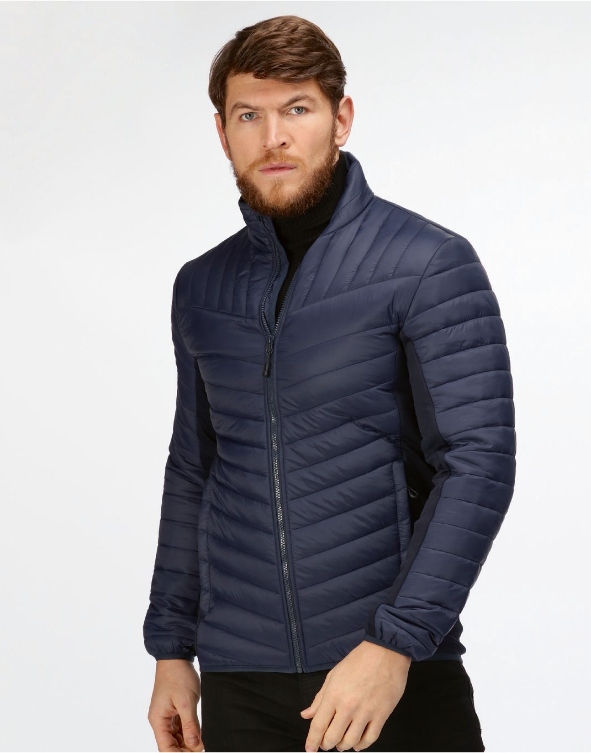TRA529 Navy Men’s Tourer Hybrid Jacket