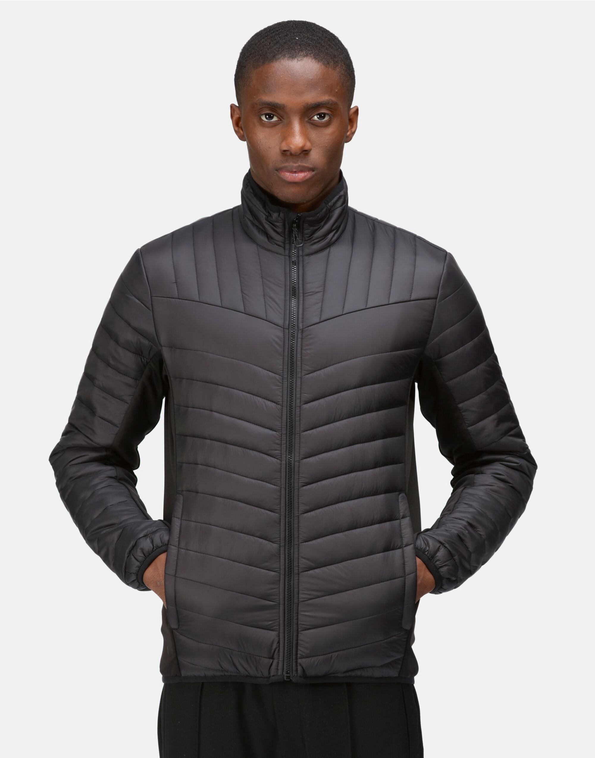 TRA529 Black Men’s Tourer Hybrid Jacket