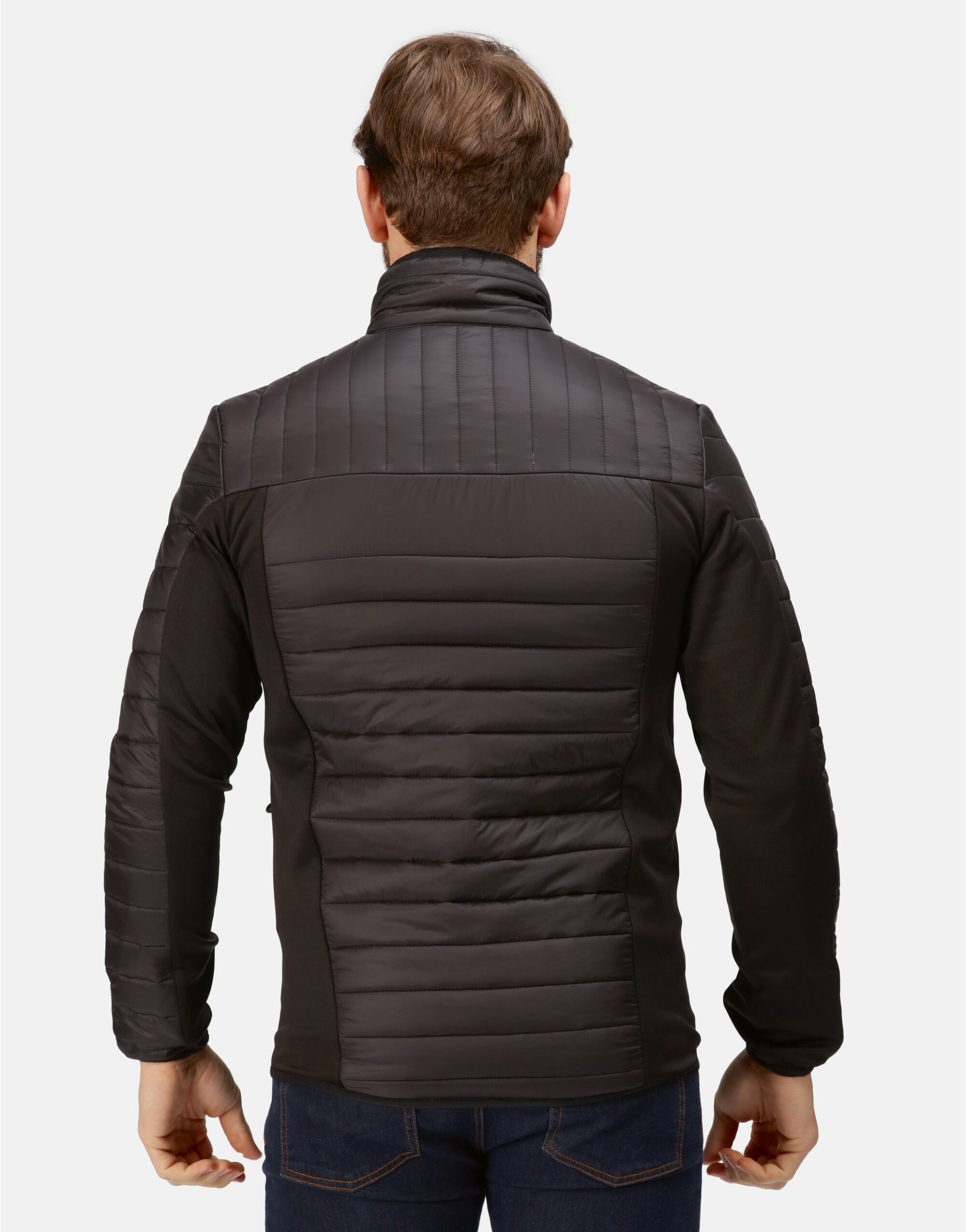 TRA529 Black Men’s Tourer Hybrid Jacket