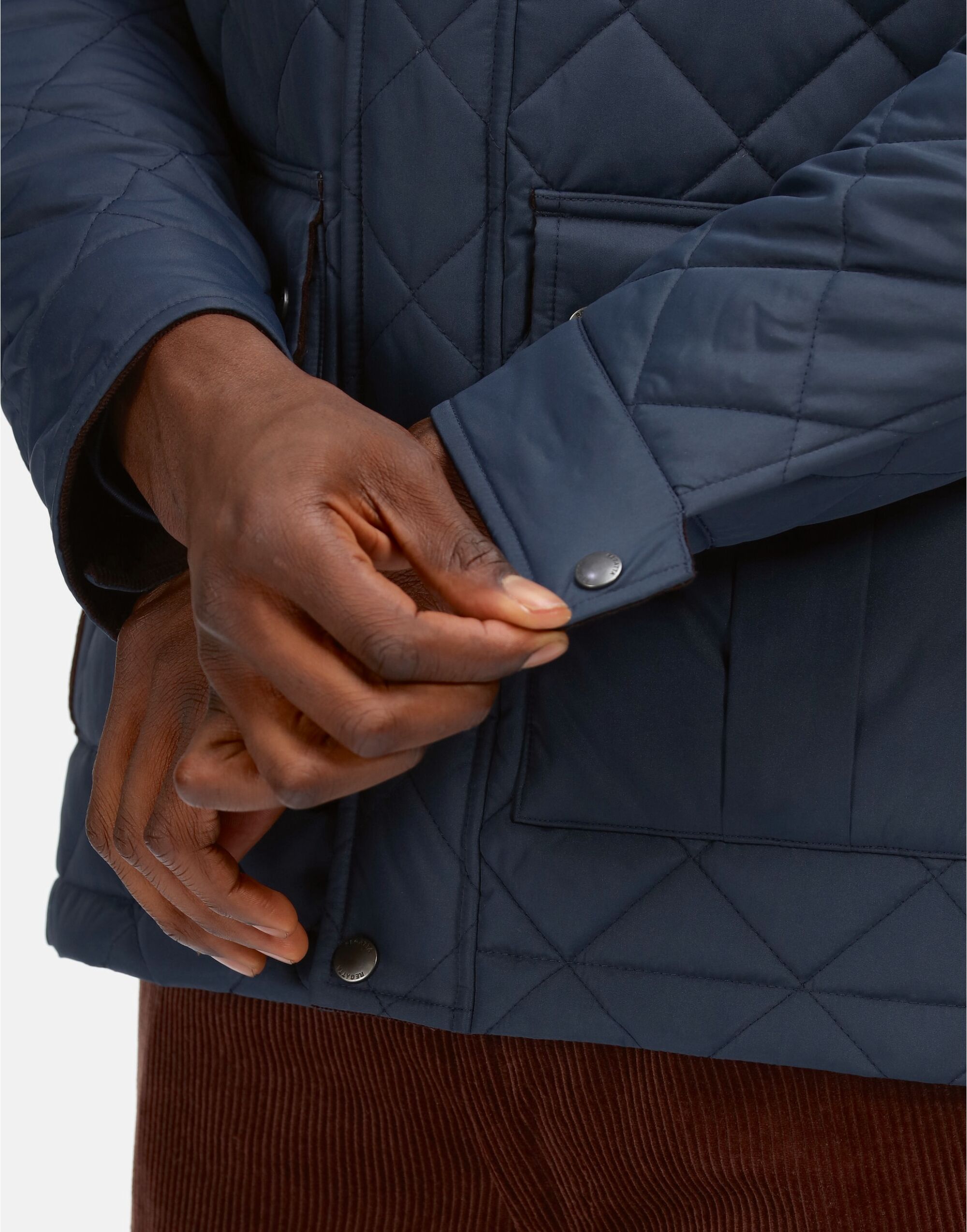 TRA534 Padbury Quilted Jacket Navy