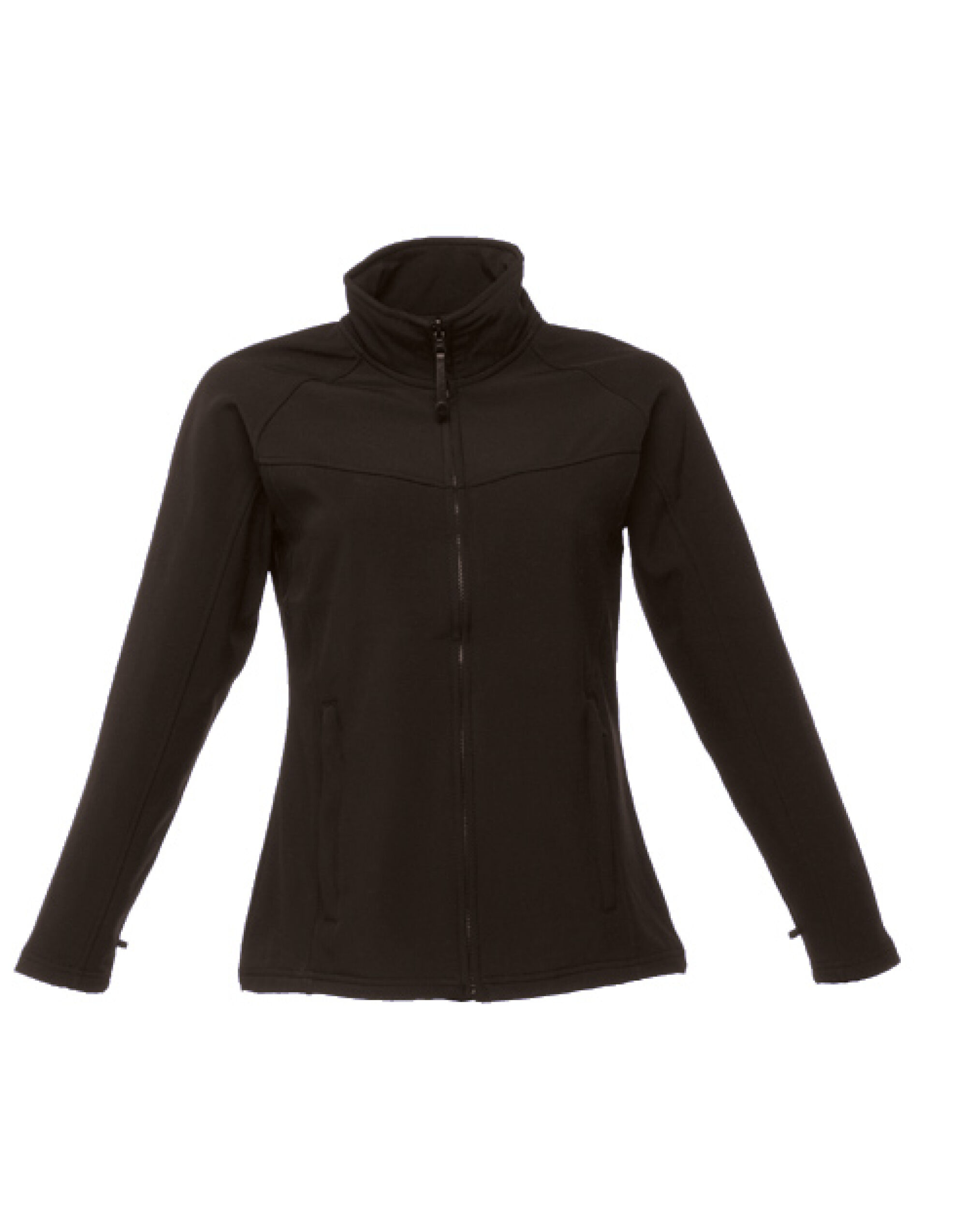 TRA645 Uproar Ladies’ Interactive Softshell Black/Black