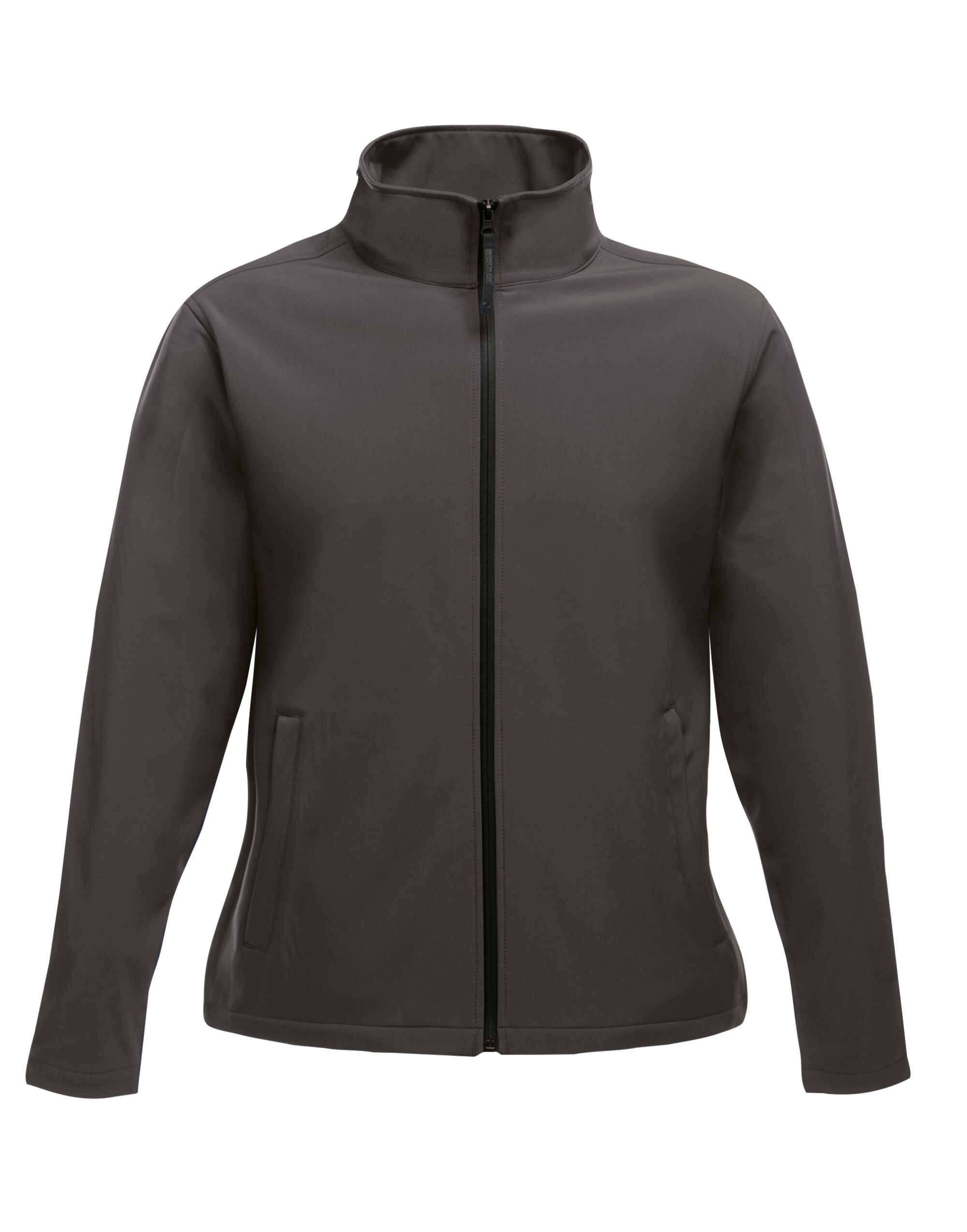 TRA629 Ablaze Women’s Printable Softshell Seal Grey/Black