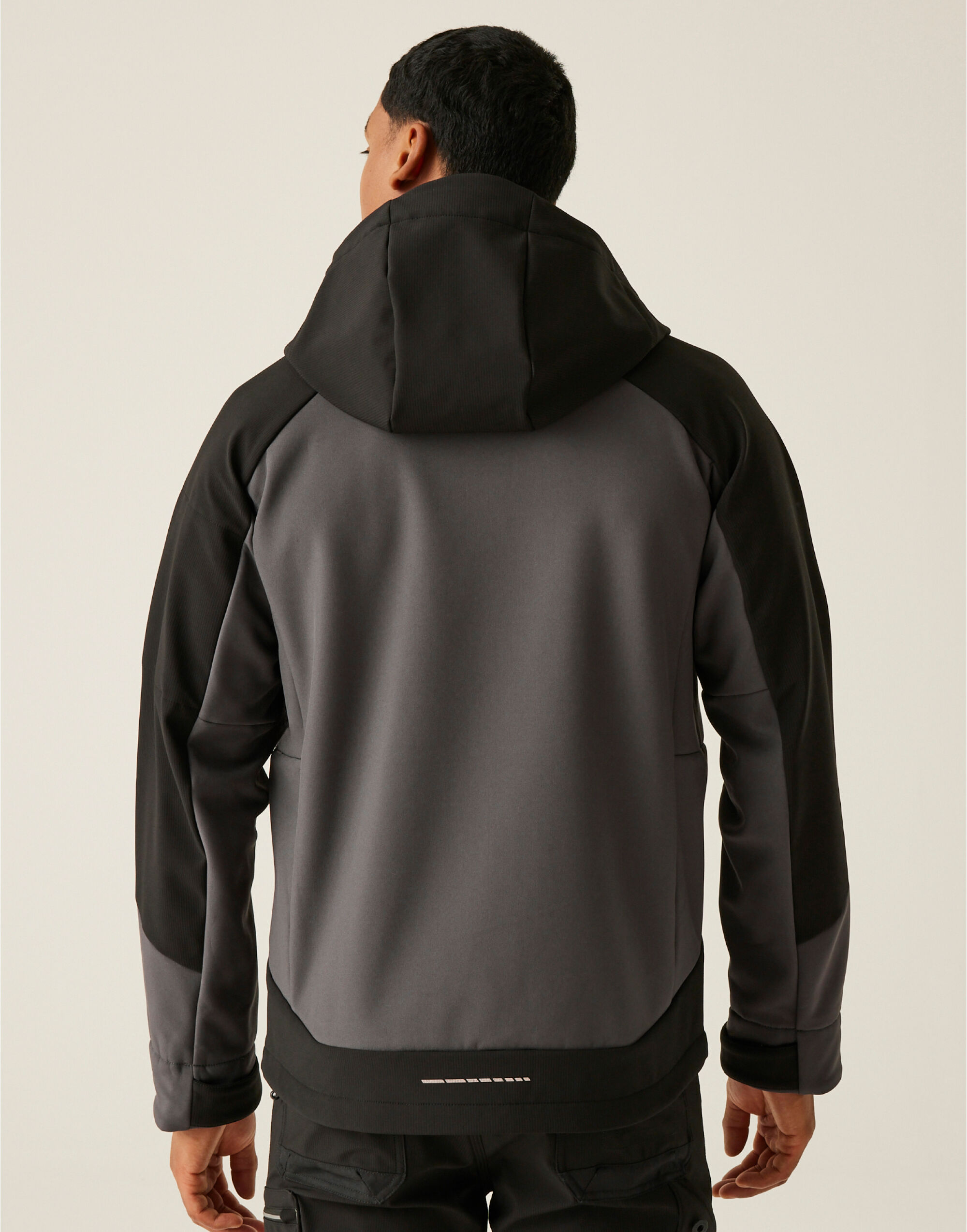 TRA745 Slate Grey/Black 4TEX Stretch 3 Layer Softshell