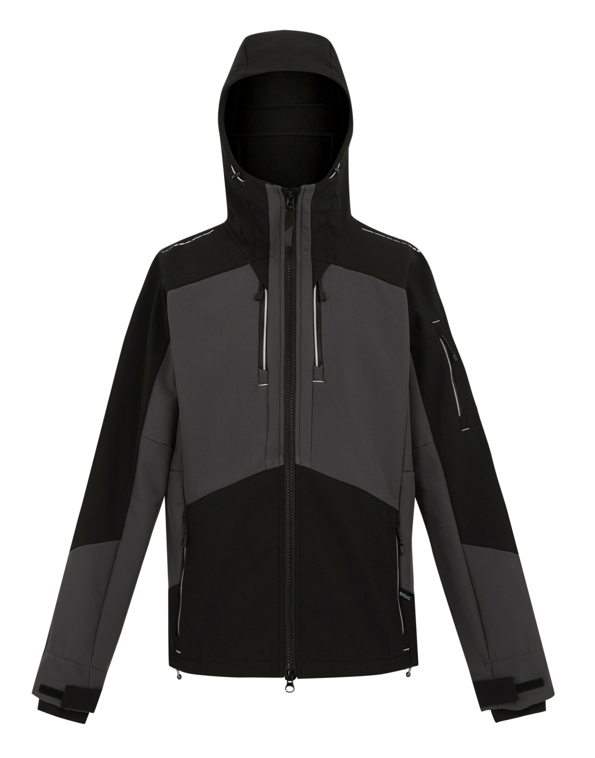 TRA745 Slate Grey/Black 4TEX Stretch 3 Layer Softshell