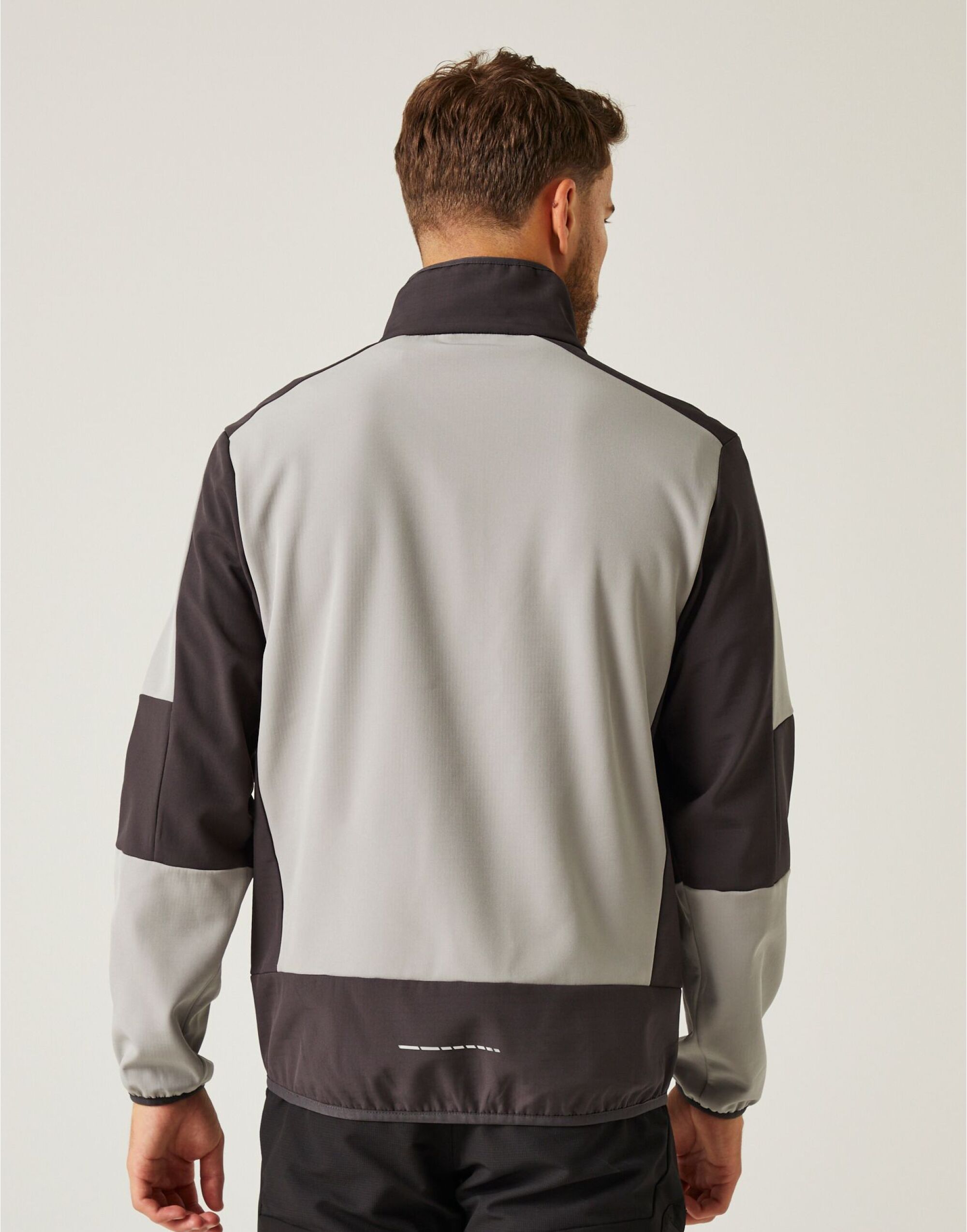 TRA753 Mineral Grey/Ash E-Volve Unisex 2 Layer Softshell Jacket