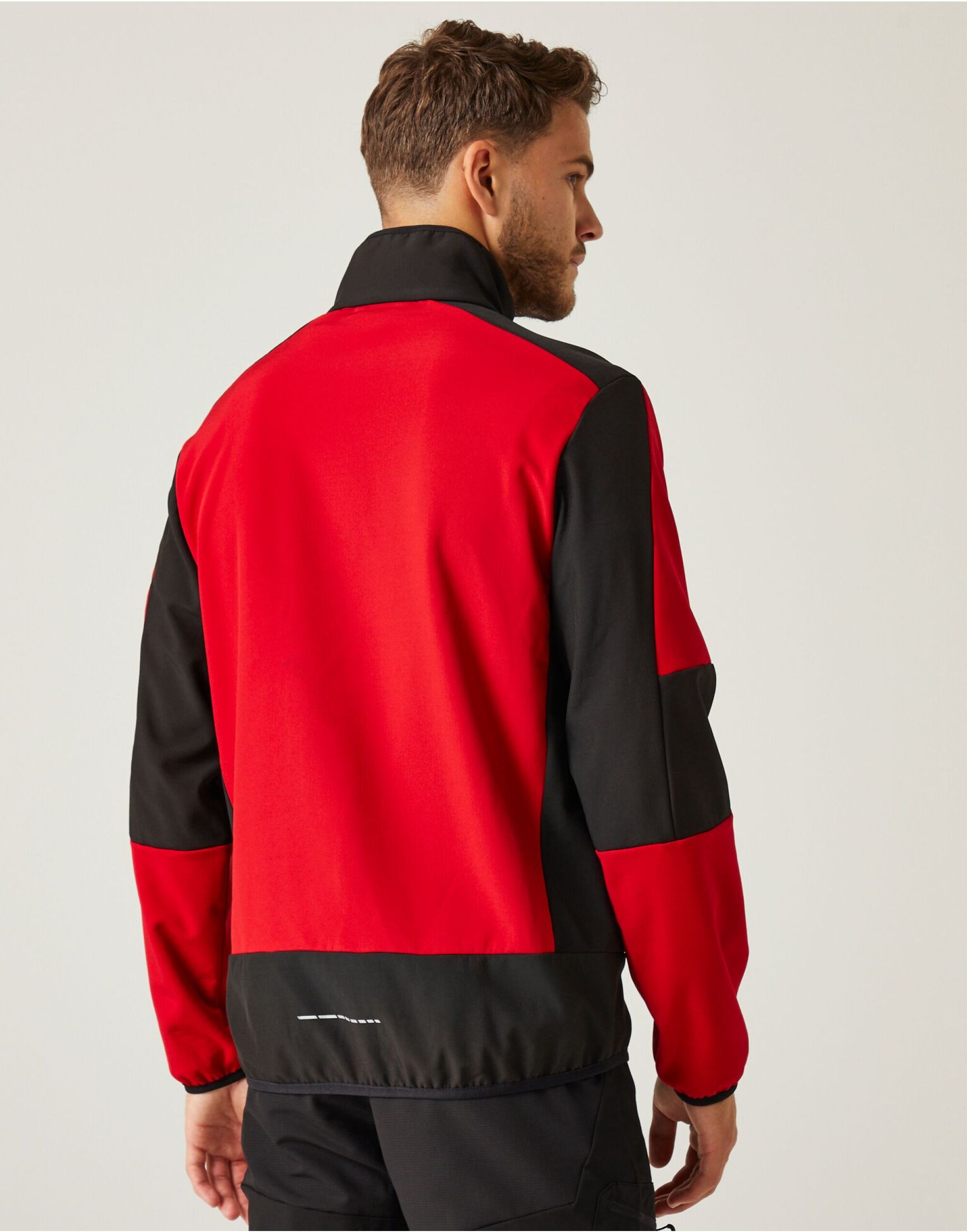 TRA753 E-Volve Unisex 2 Layer Softshell Jacket Classic Red/Black