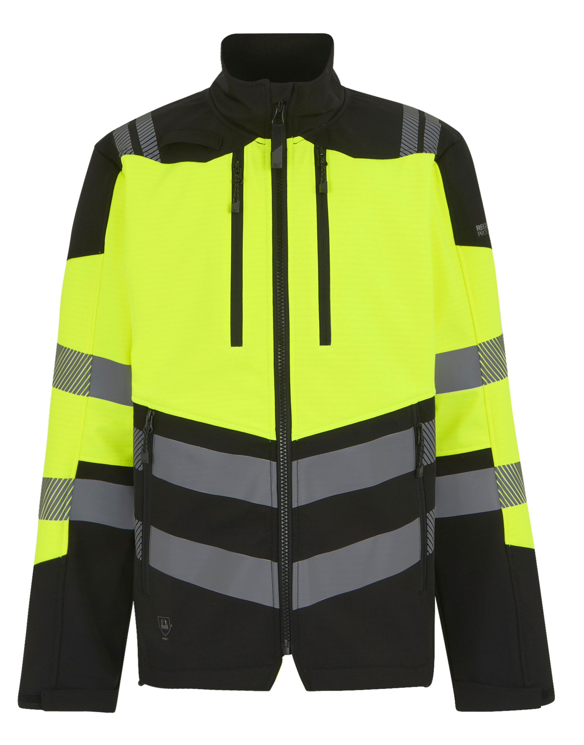 TRA760 Hi-Vis X-Pro 3 Layer Softshell Black/Hi-Vis Yellow TRA760 Hi-Vis X-Pro 3 Layer Softshell Black/Hi-Vis Yellow