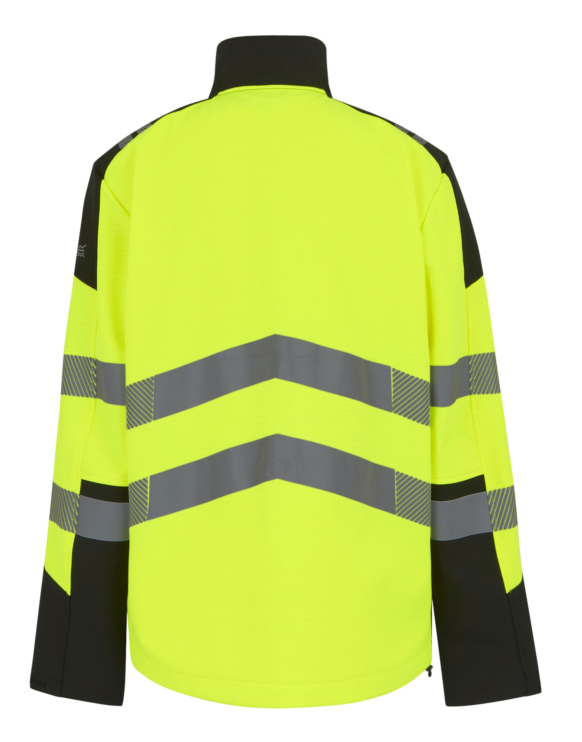 TRA760 Hi-Vis X-Pro 3 Layer Softshell Black/Hi-Vis Yellow