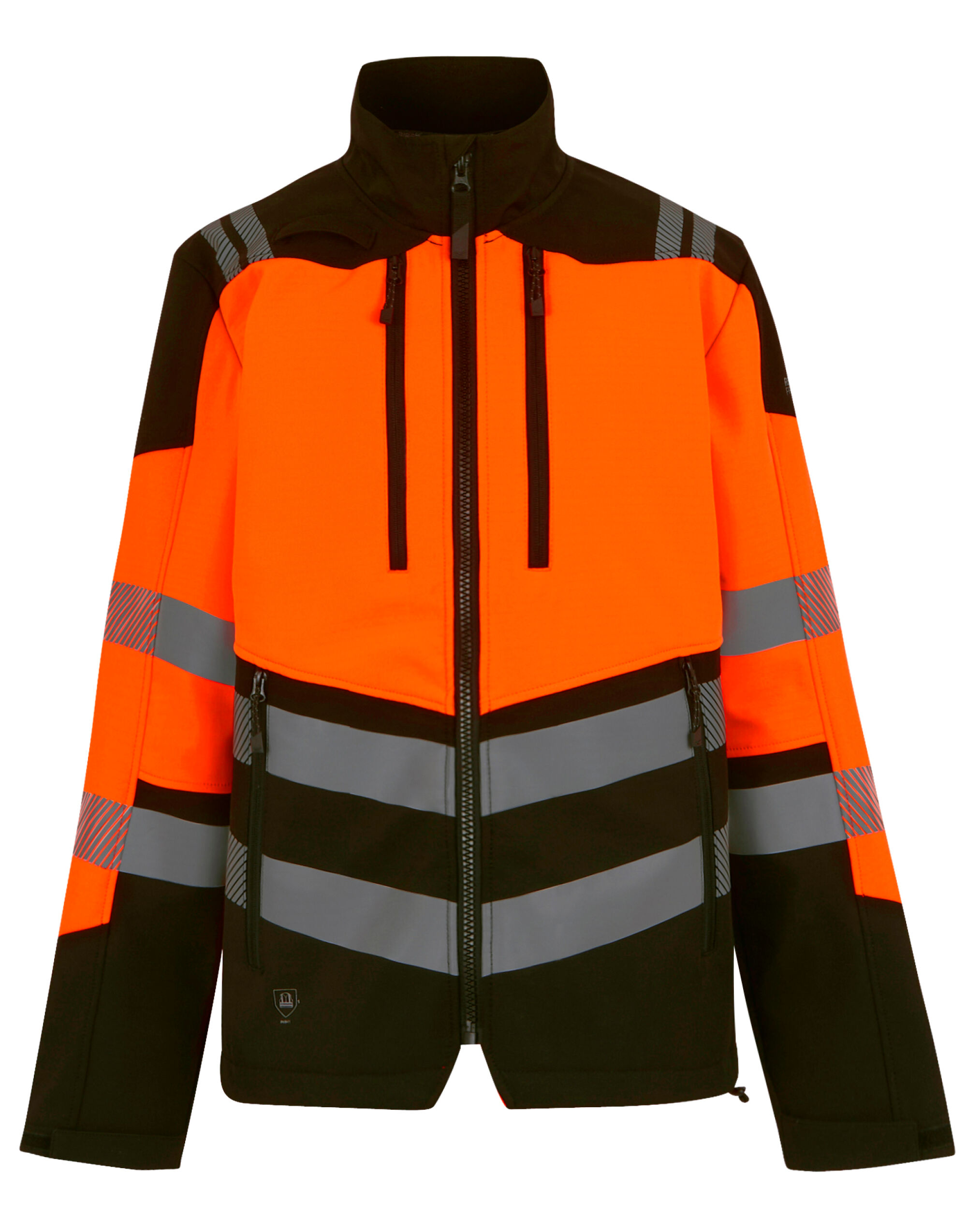 TRA760 Hi-Vis X-Pro 3 Layer Softshell Black/Hi-Vis Orange TRA760 Hi-Vis X-Pro 3 Layer Softshell Black/Hi-Vis Orange