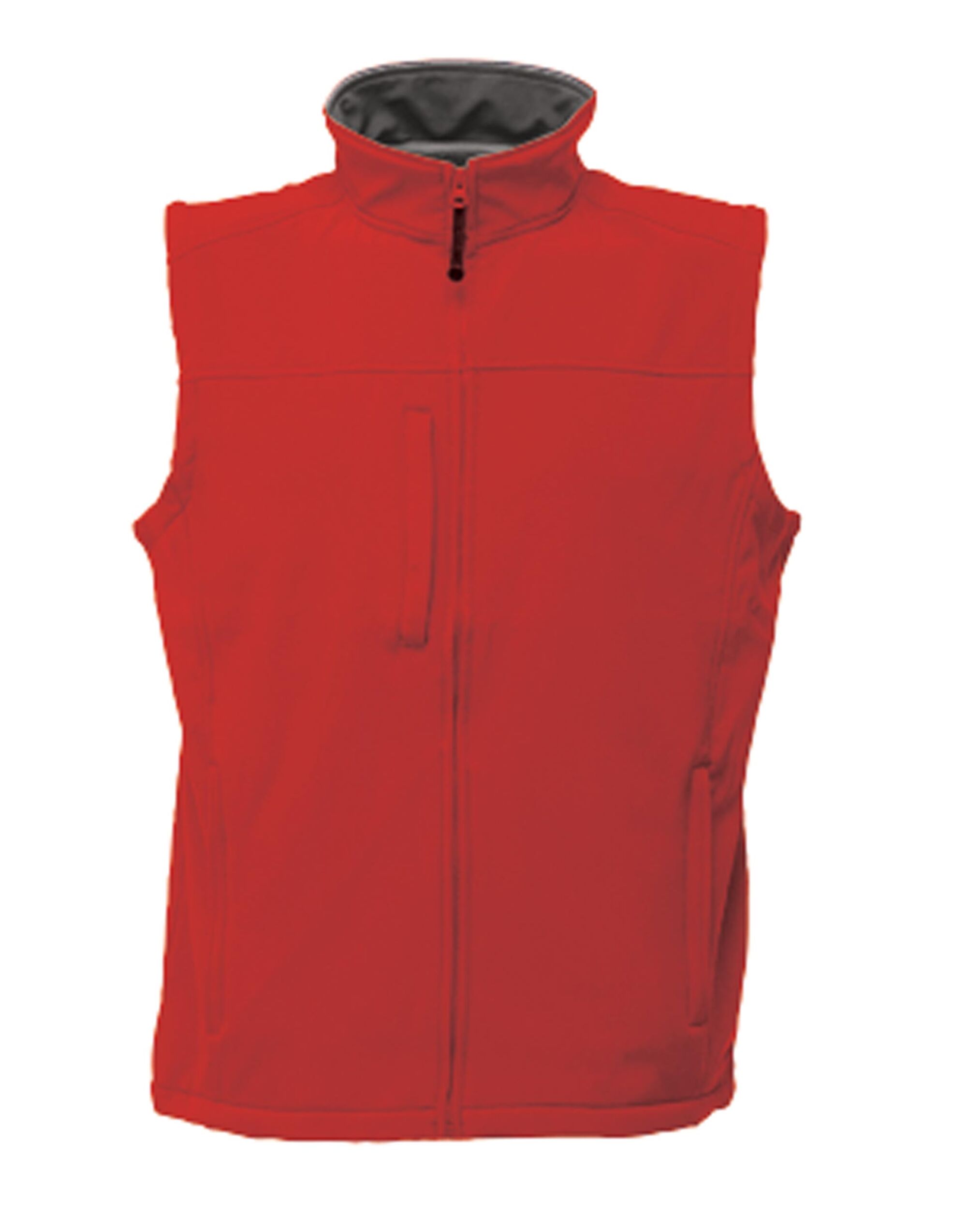 TRA788 Flux Men’s Softshell Bodywarmer Classic Red/Seal Grey