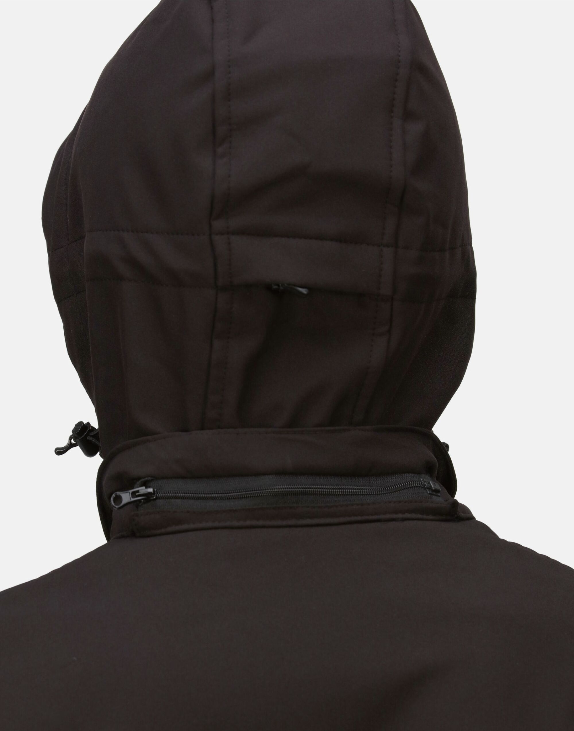 TRA701 Venturer 3 Layer Hooded Softshell Black/Black