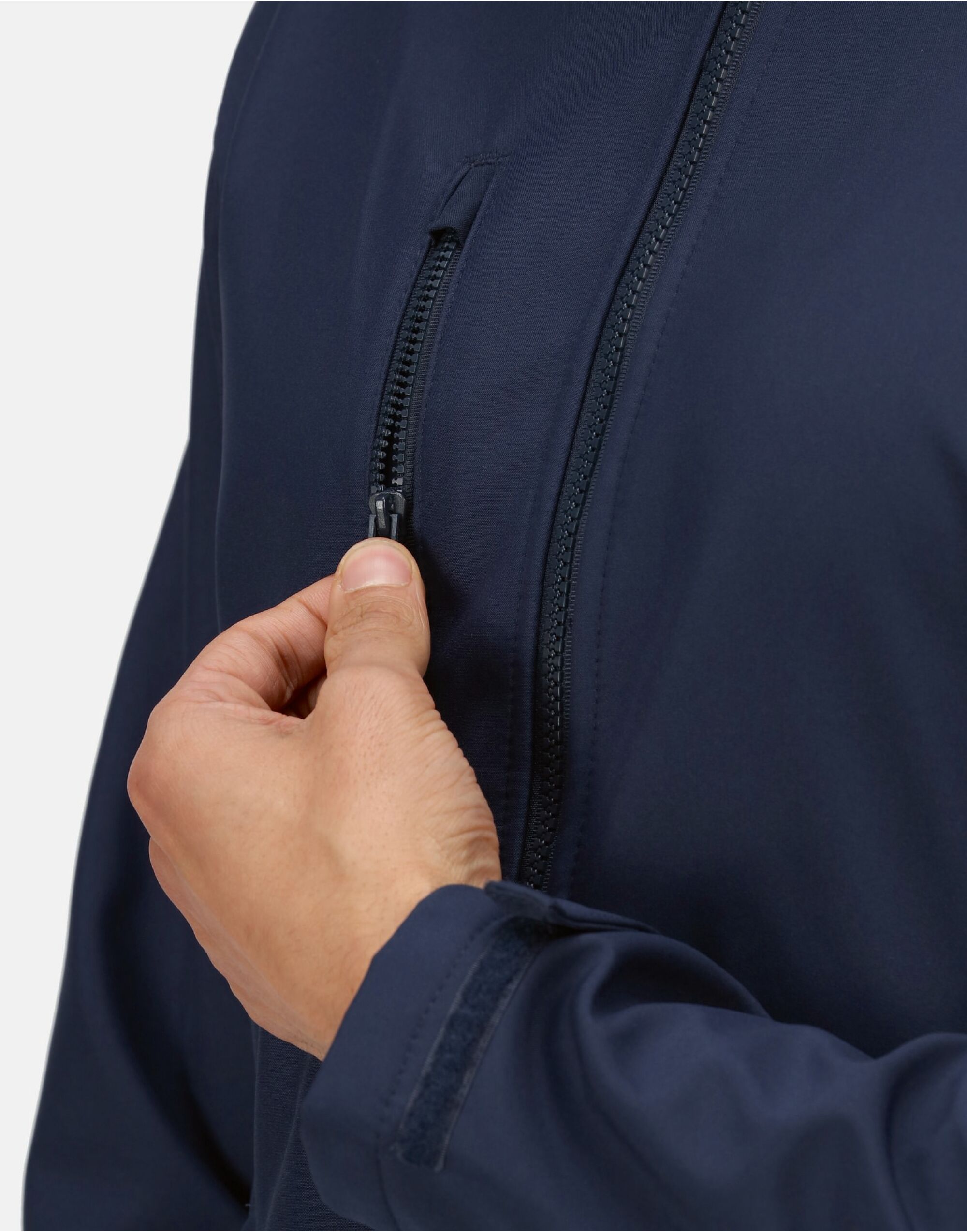 TRA701 Navy/Navy Venturer 3 Layer Hooded Softshell