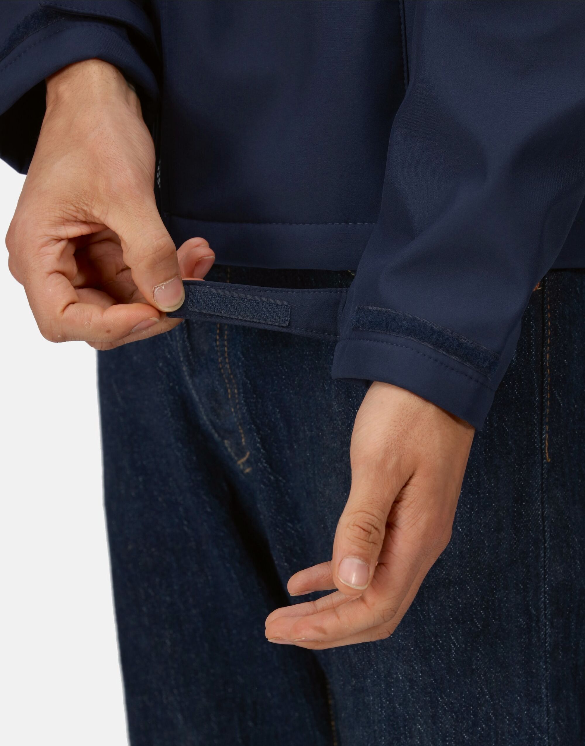 TRA701 Navy/Navy Venturer 3 Layer Hooded Softshell