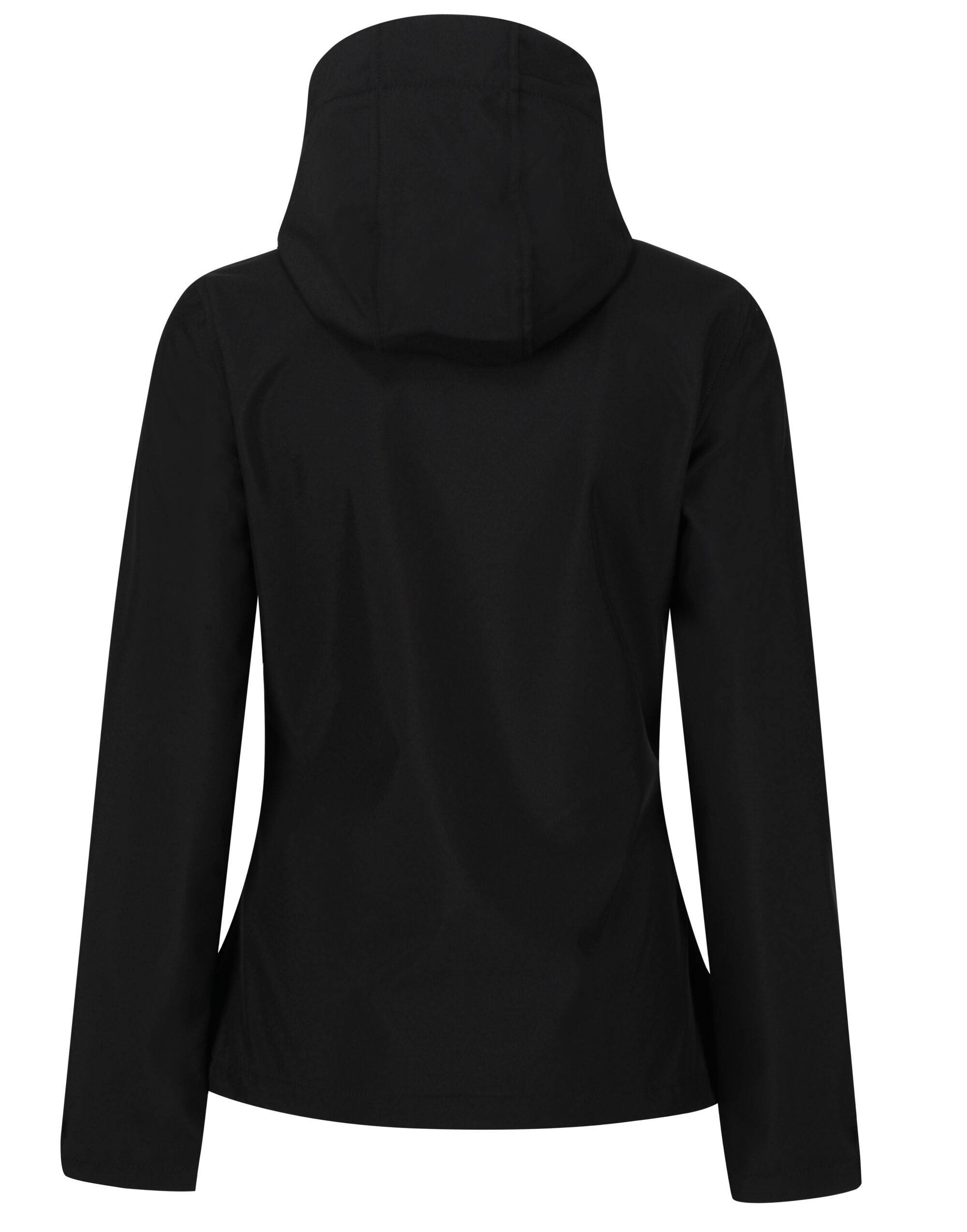 TRA702 Black/Red Women’s Venturer Hooded Softshell