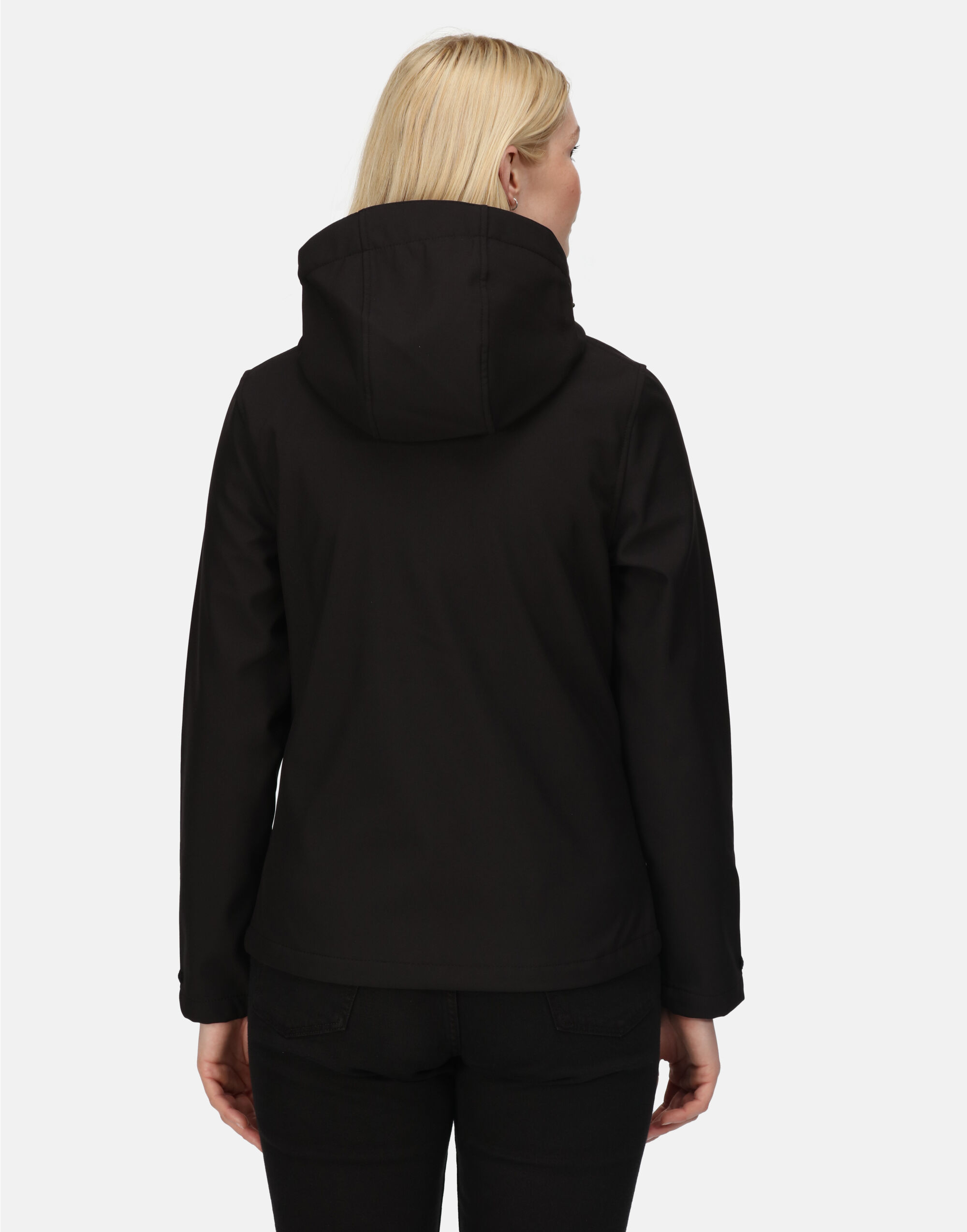 TRA702 Women’s Venturer Hooded Softshell Black/Black