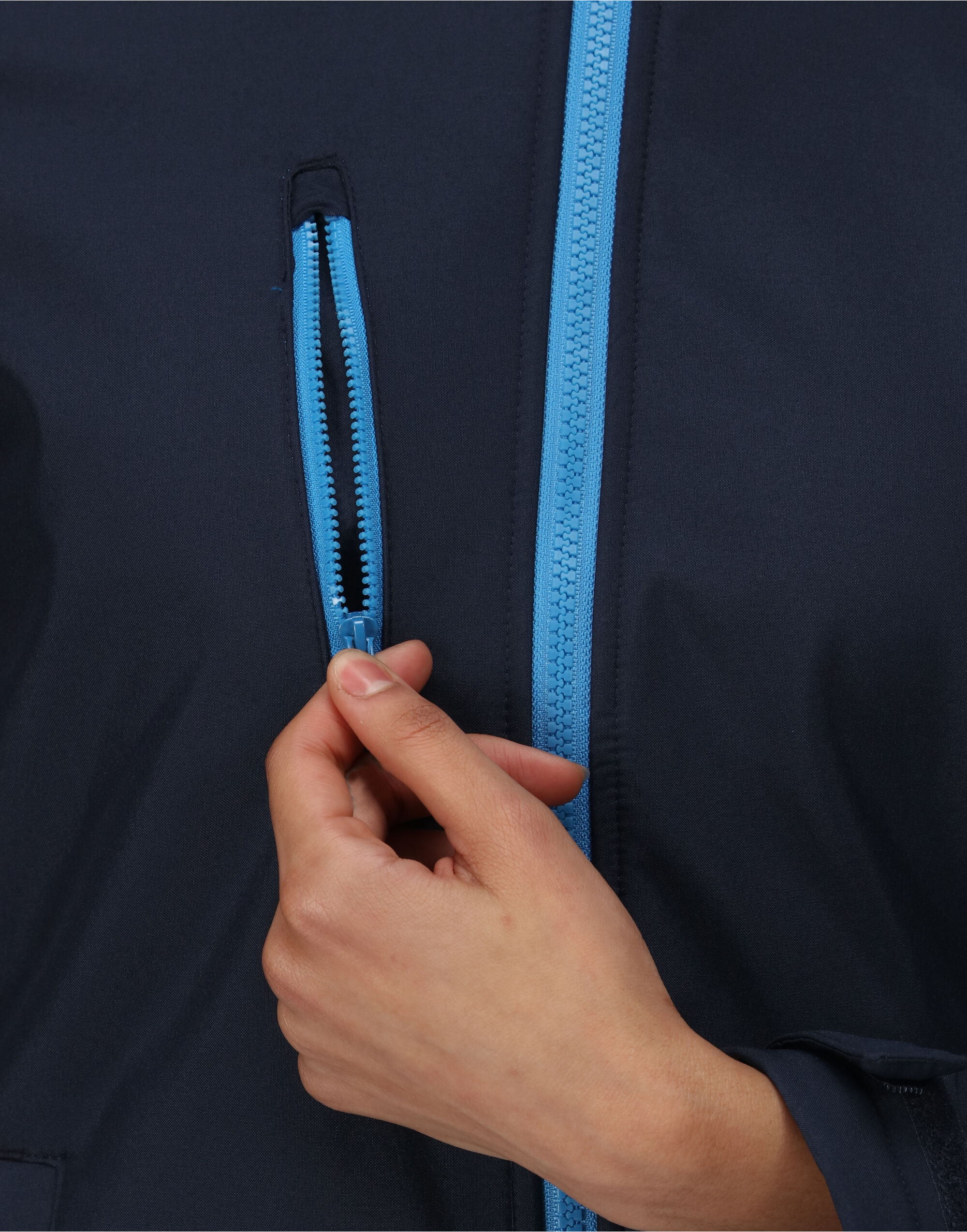 TRA702 Women’s Venturer Hooded Softshell Navy/ French Blue