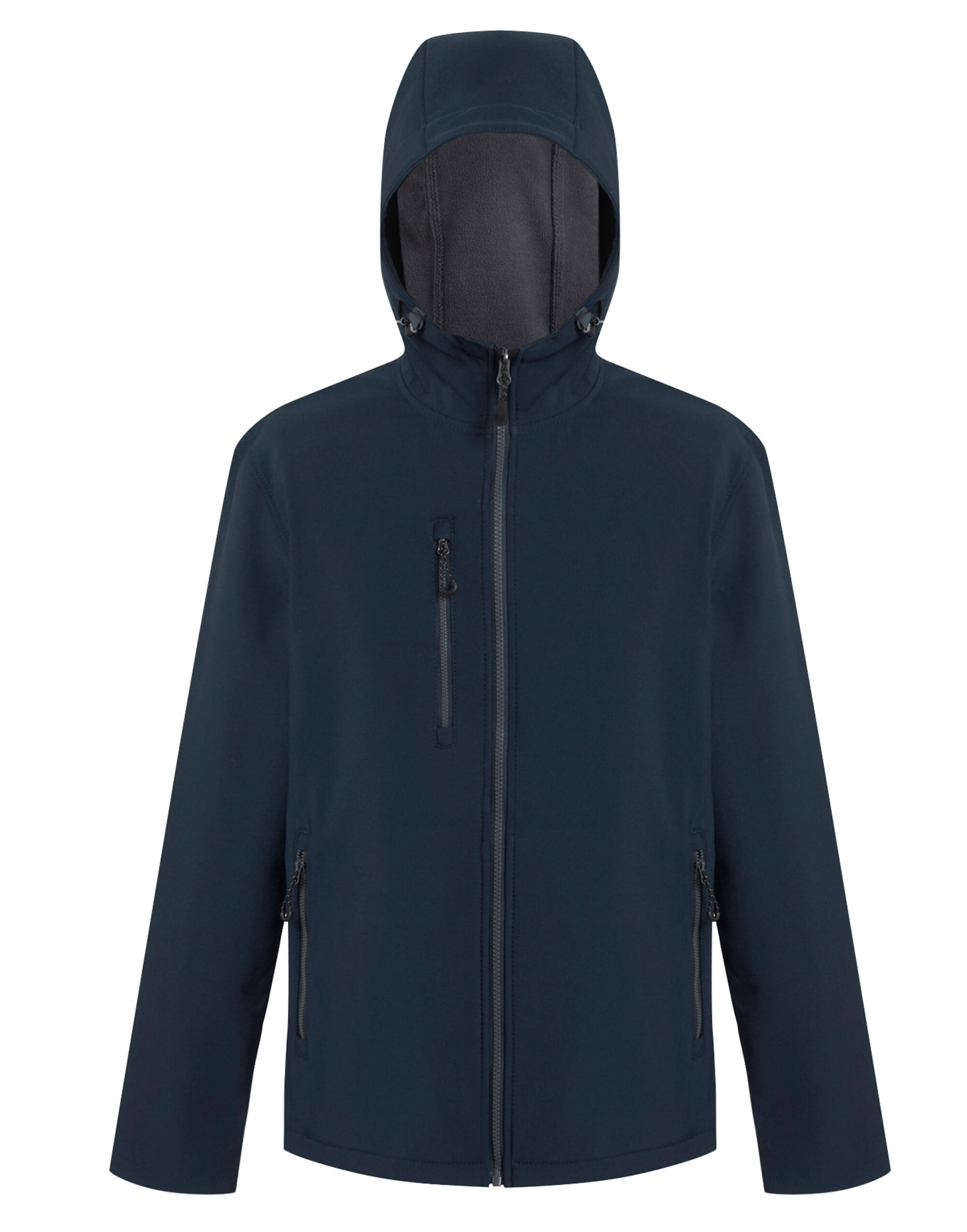 TRA705 Navigate 2-Layer Hooded Softshell Jacket Navy/Seal