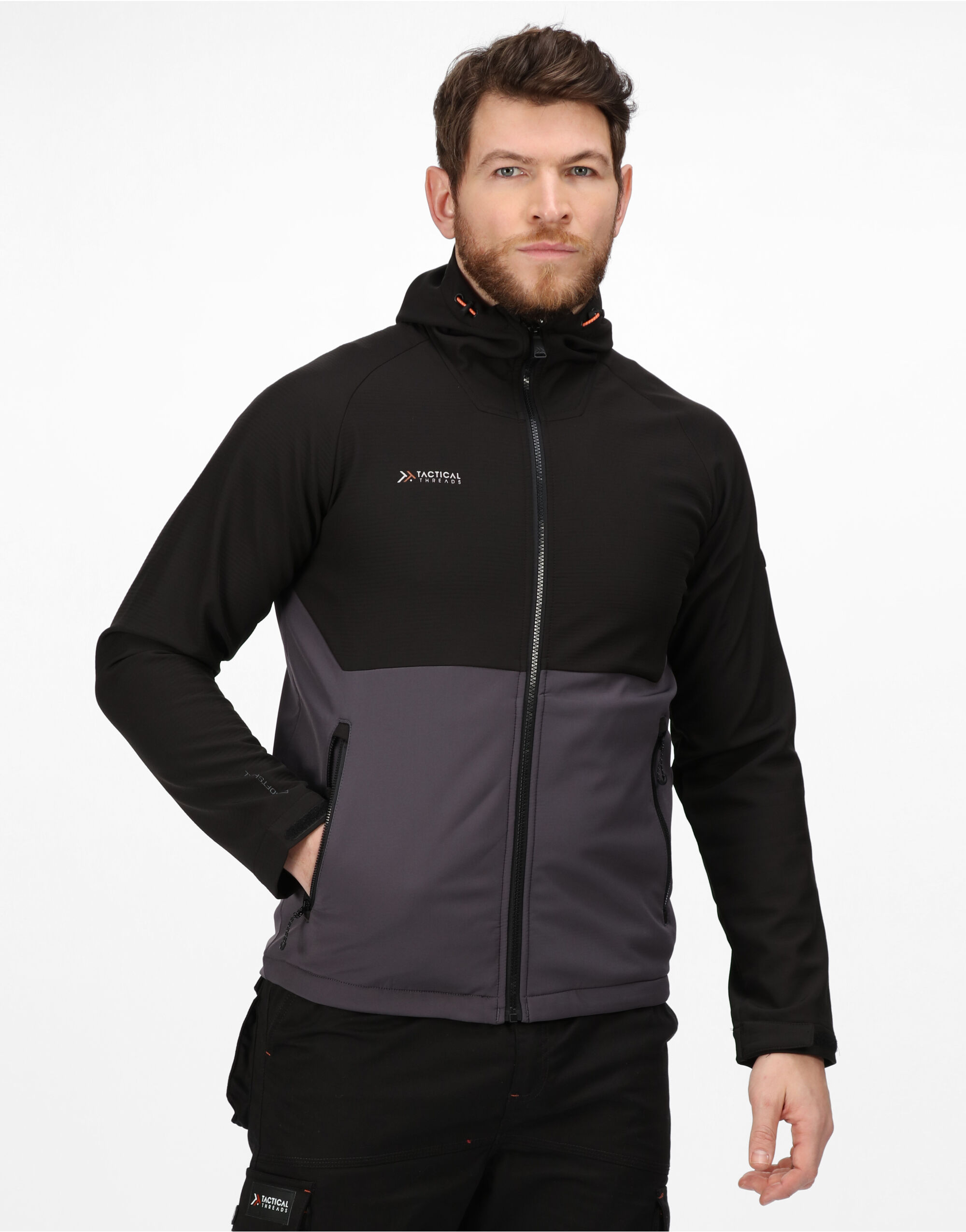 TRA707 Tactical Surrender Softshell Iron/Black