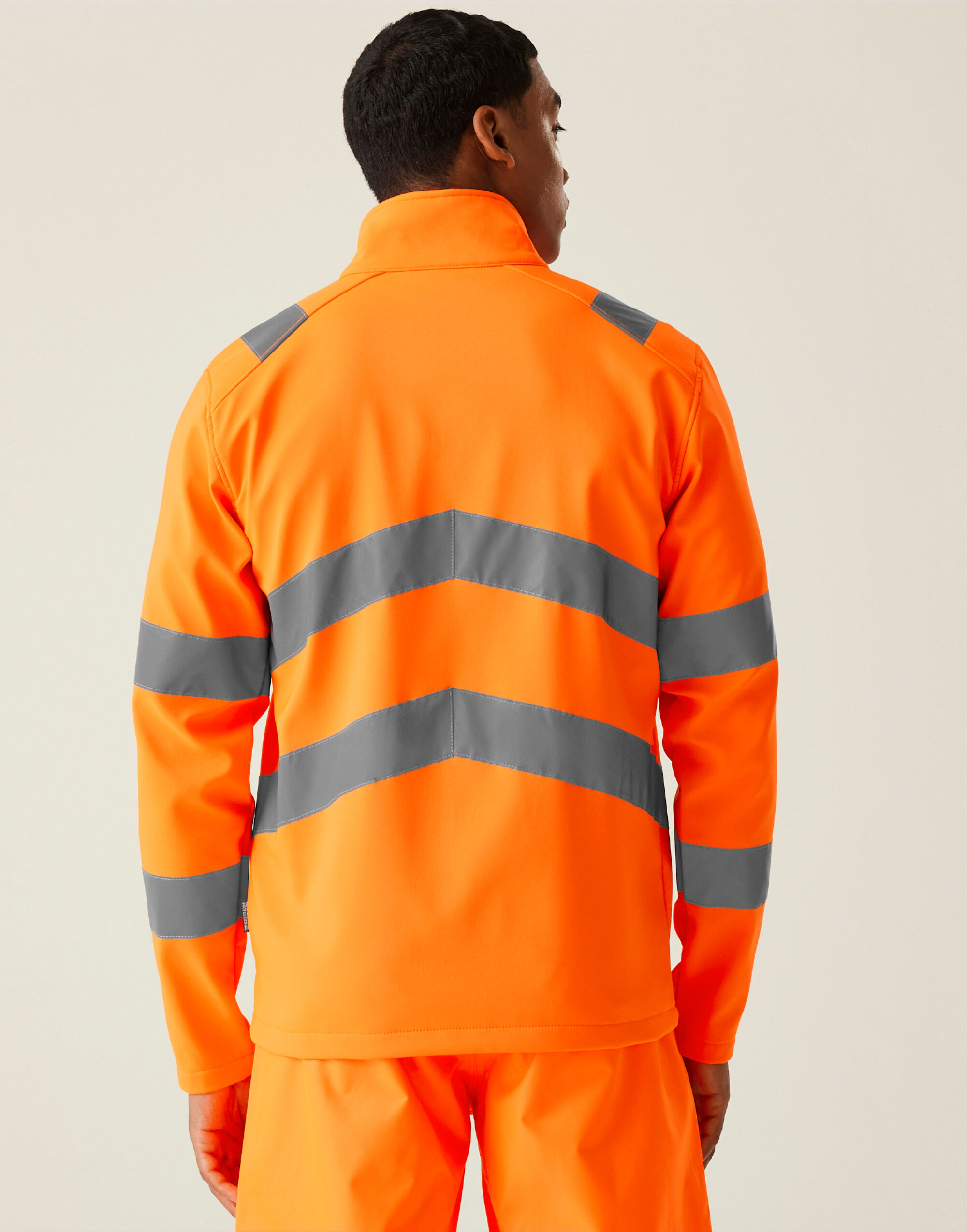 TRA712 Hi-Vis Pro Contract Ablaze 2 Layer Softshell Jacket (Class 3) Hi Vis Orange