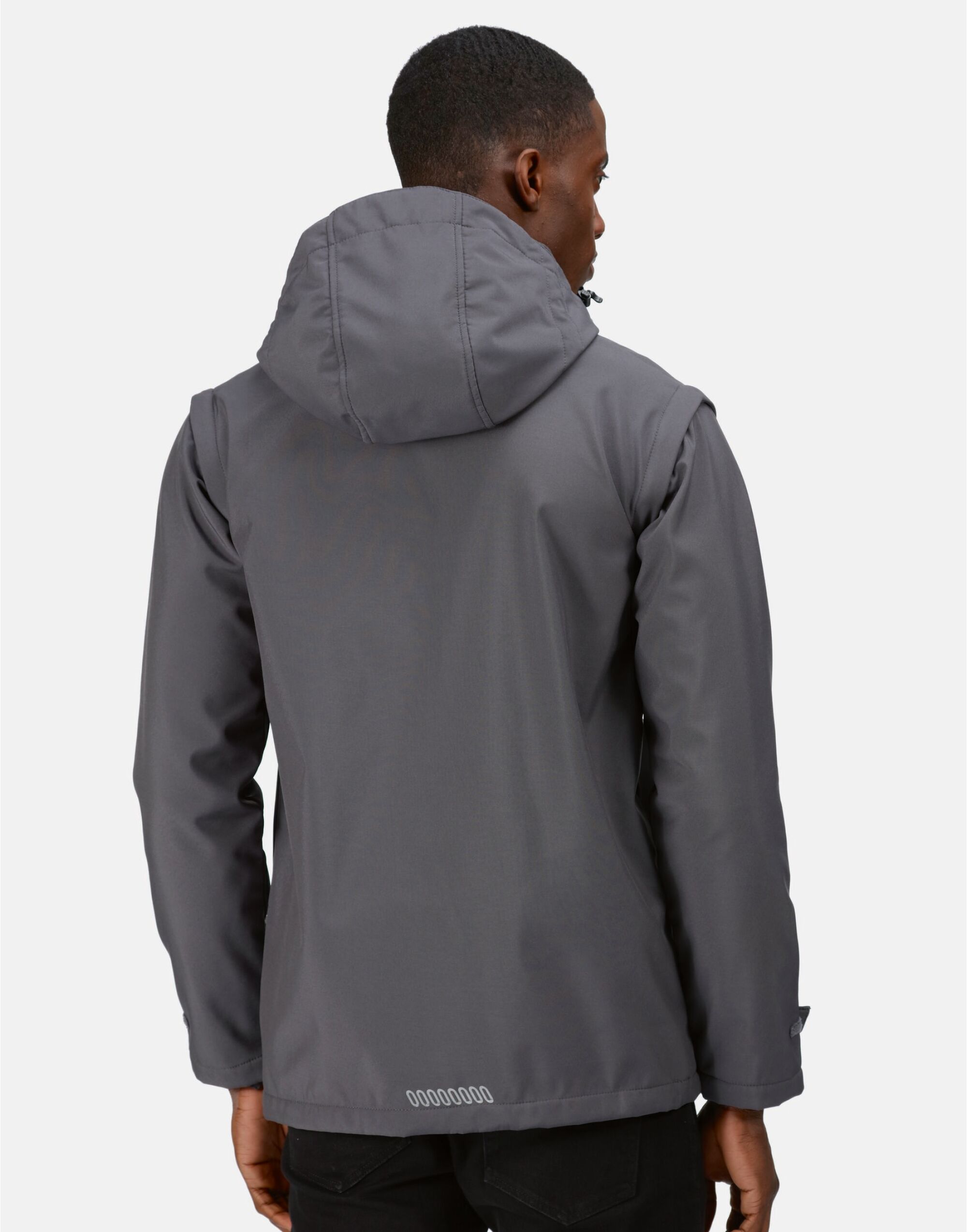 TRA713 Seal Grey/Seal Grey Men’s Erasmus 4-In-1 Softshell Jacket