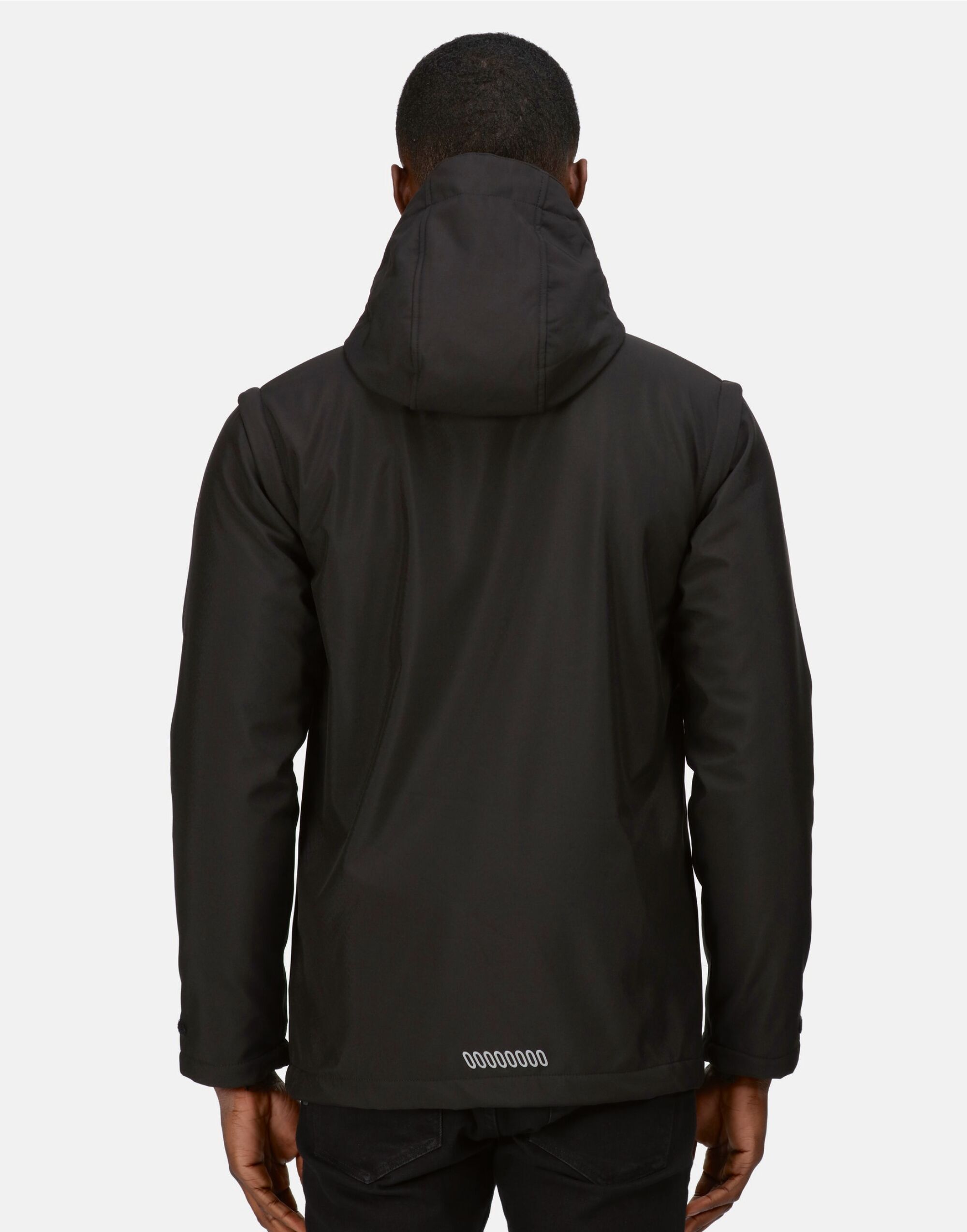 TRA713 Men’s Erasmus 4-In-1 Softshell Jacket Black/Black