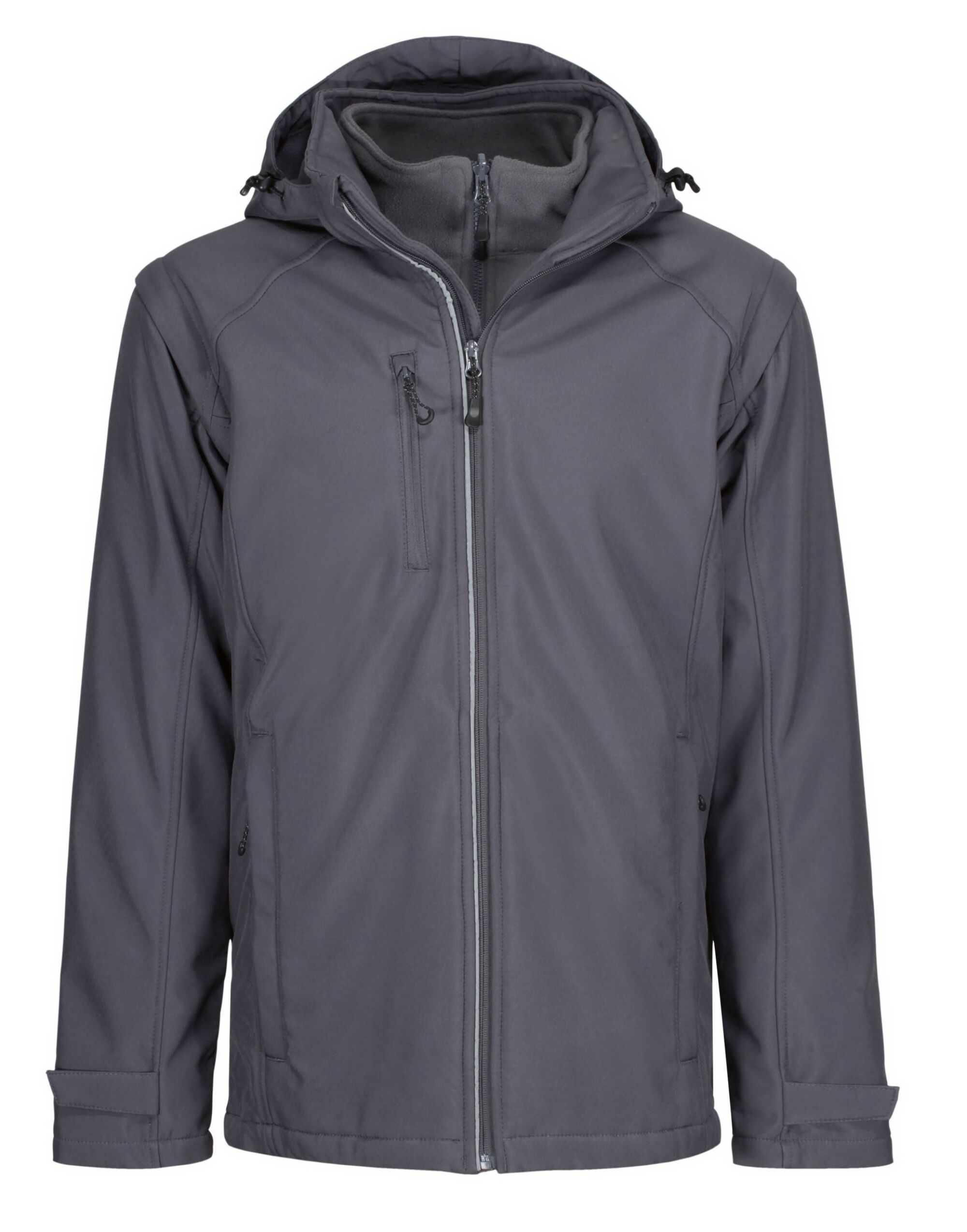 TRA713 Seal Grey/Seal Grey Men’s Erasmus 4-In-1 Softshell Jacket