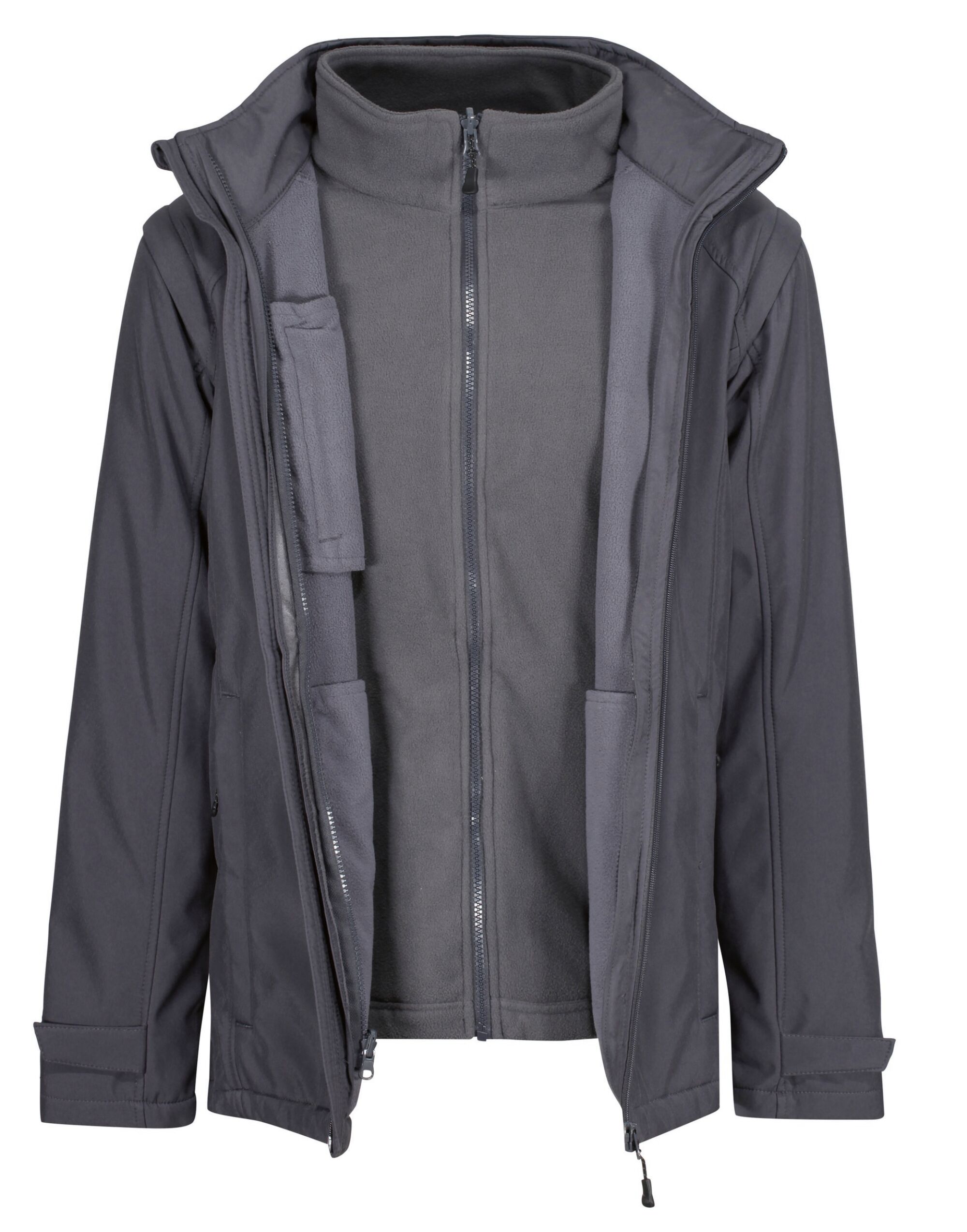 TRA713 Seal Grey/Seal Grey Men’s Erasmus 4-In-1 Softshell Jacket
